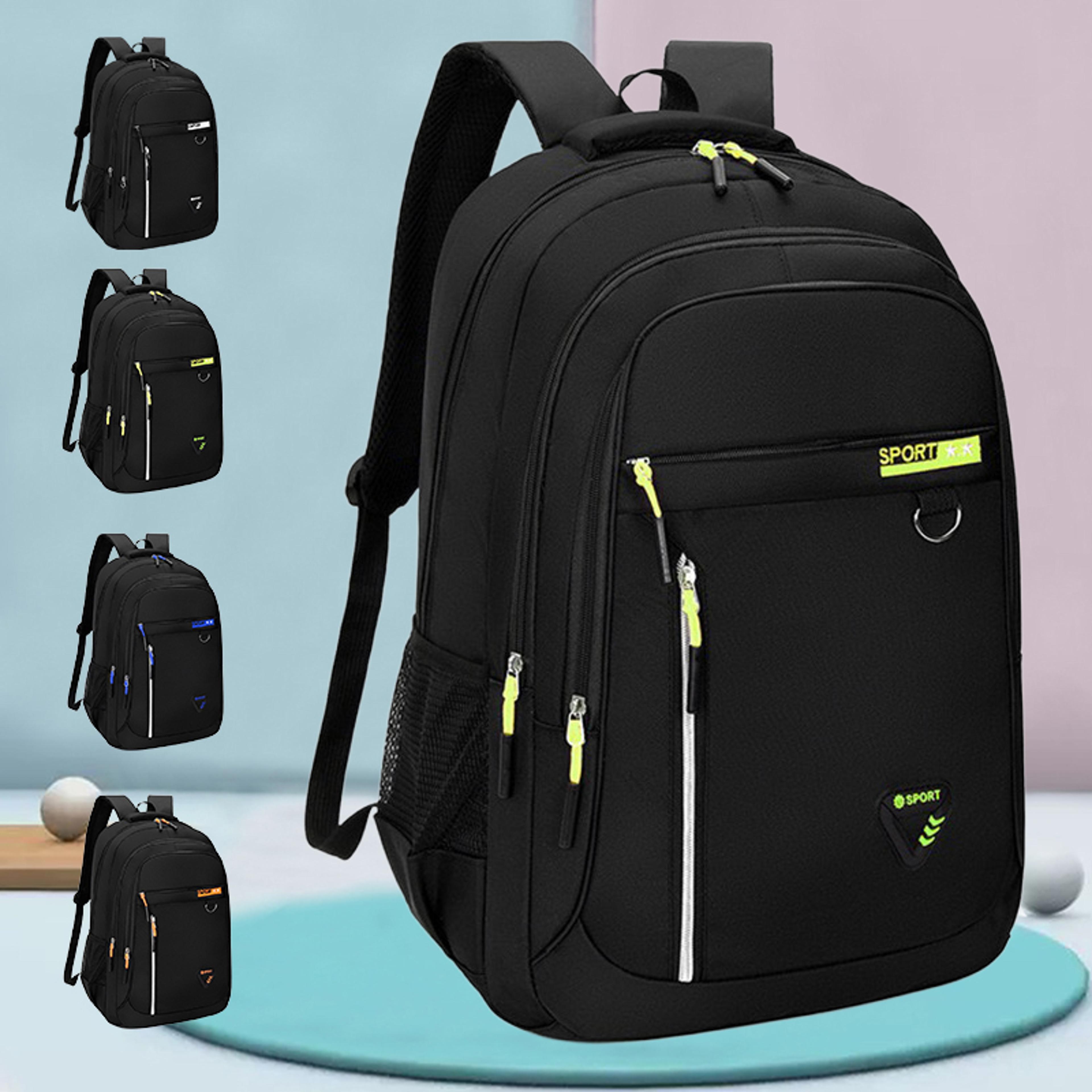 Multi Pocket Nylon Business Travel Backpack For Men And Women 0