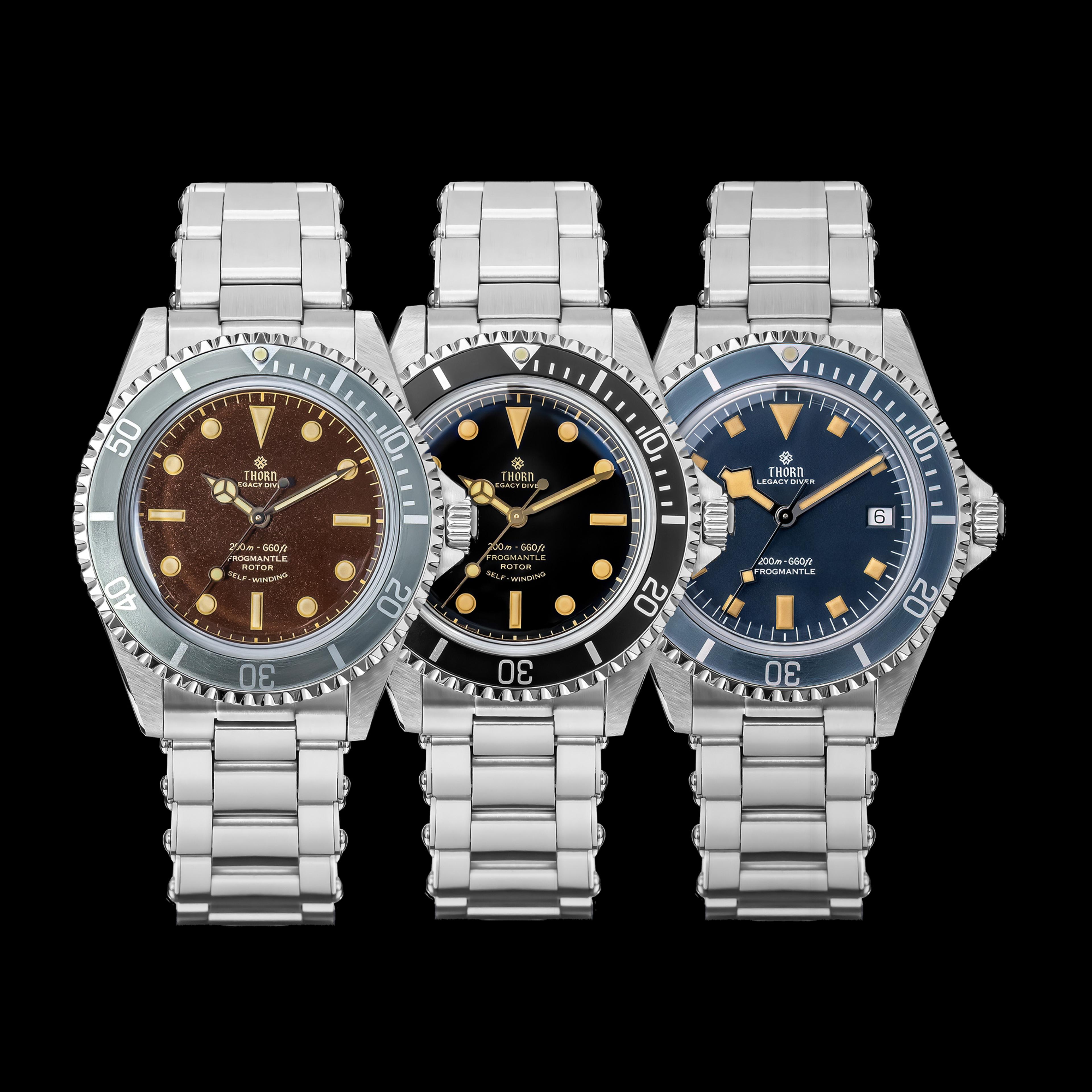 Automatic Diver Watch Sapphire Crystal Waterproof Mechanical Watch 0