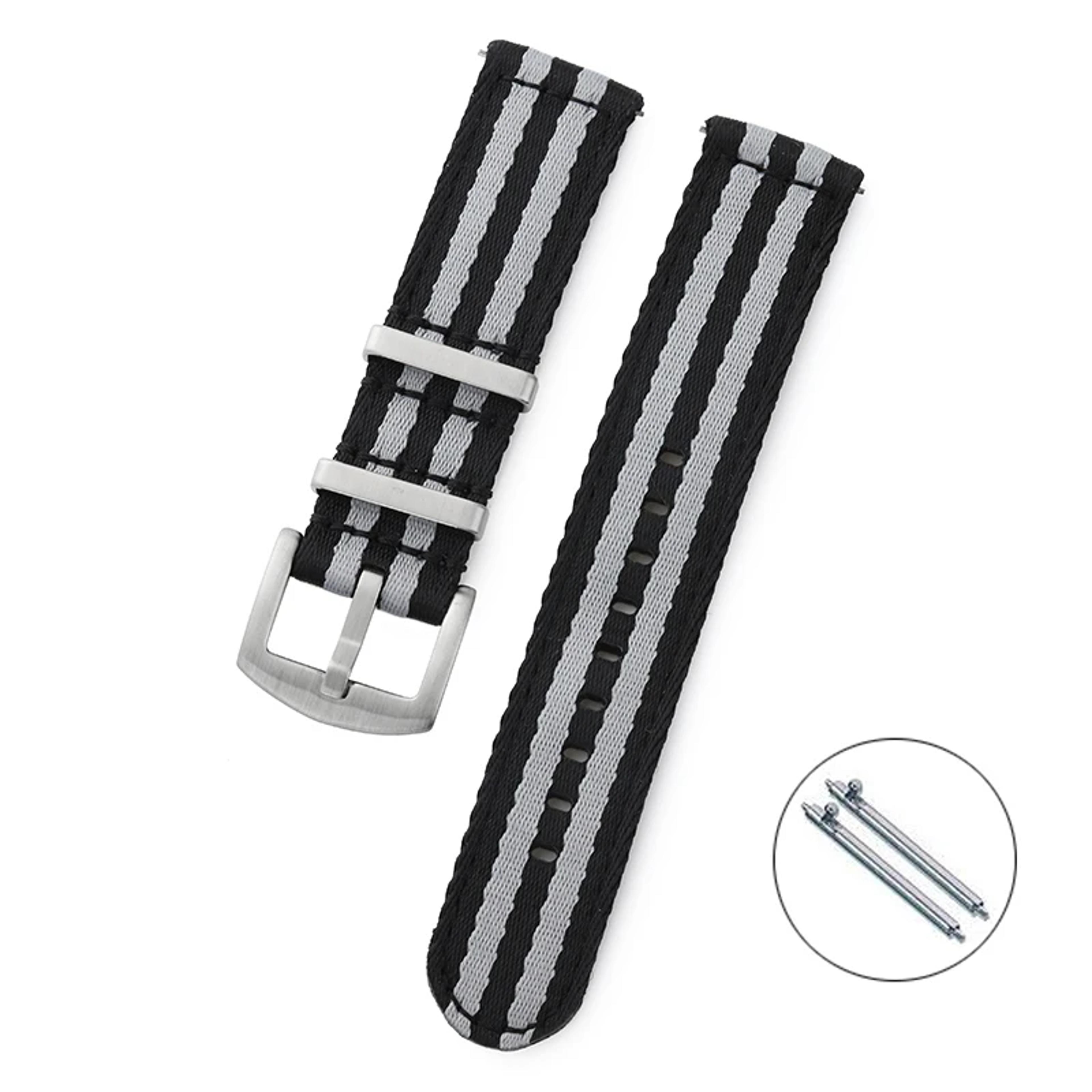 Premium Nylon Watch Strap Quick Release Soft Sport Replacement Watch Band 14