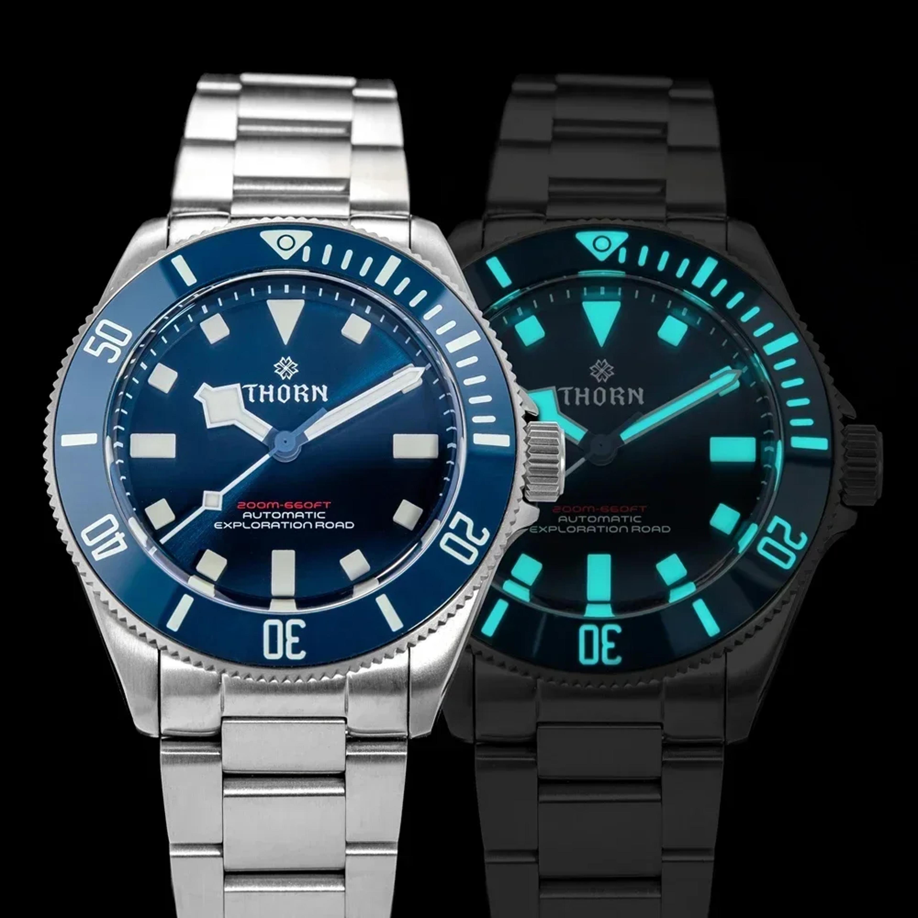 Titanium Automatic Watch With Sapphire Crystal Luminous Waterproof Vintage Design 4