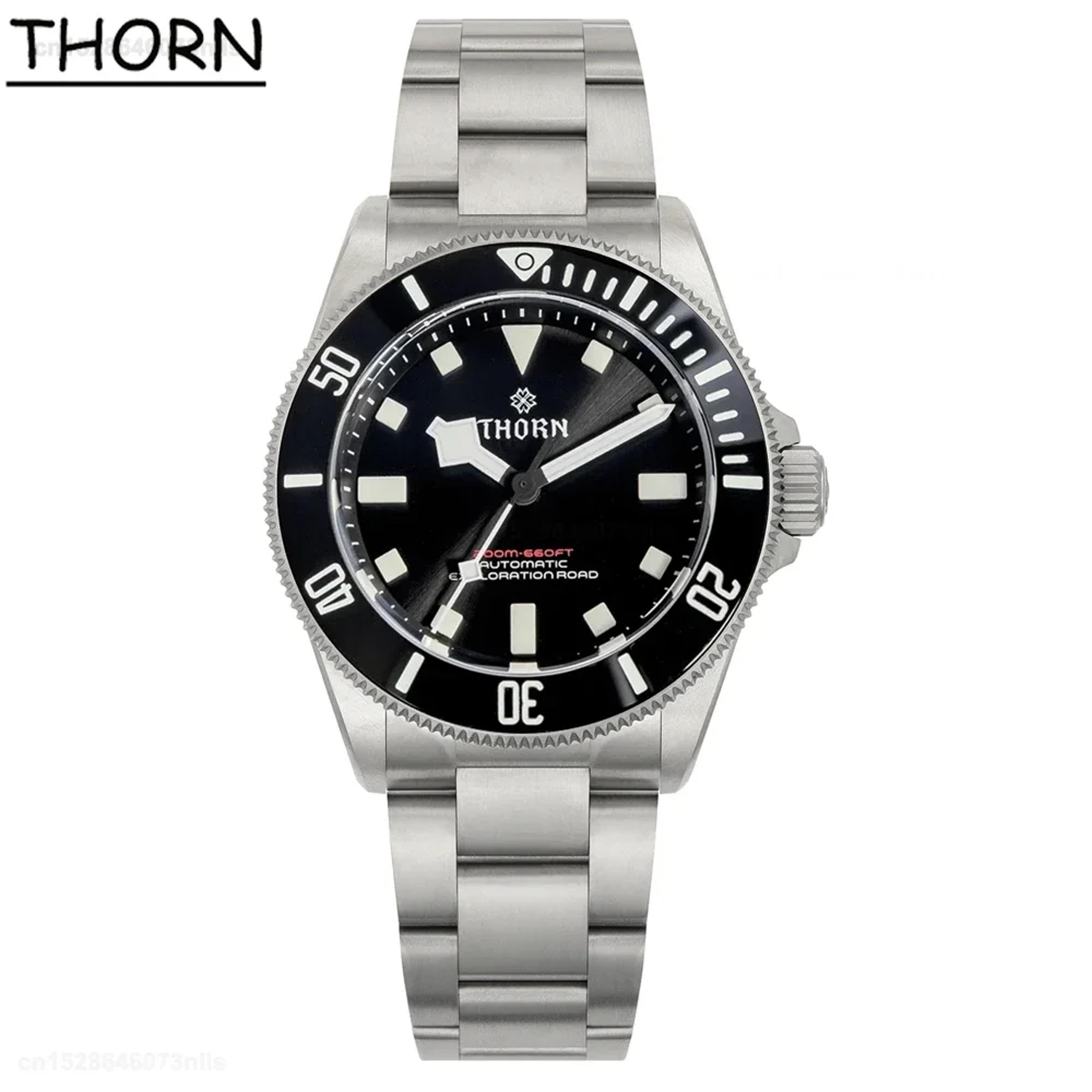 Titanium Automatic Watch With Sapphire Crystal Luminous Waterproof Vintage Design 6