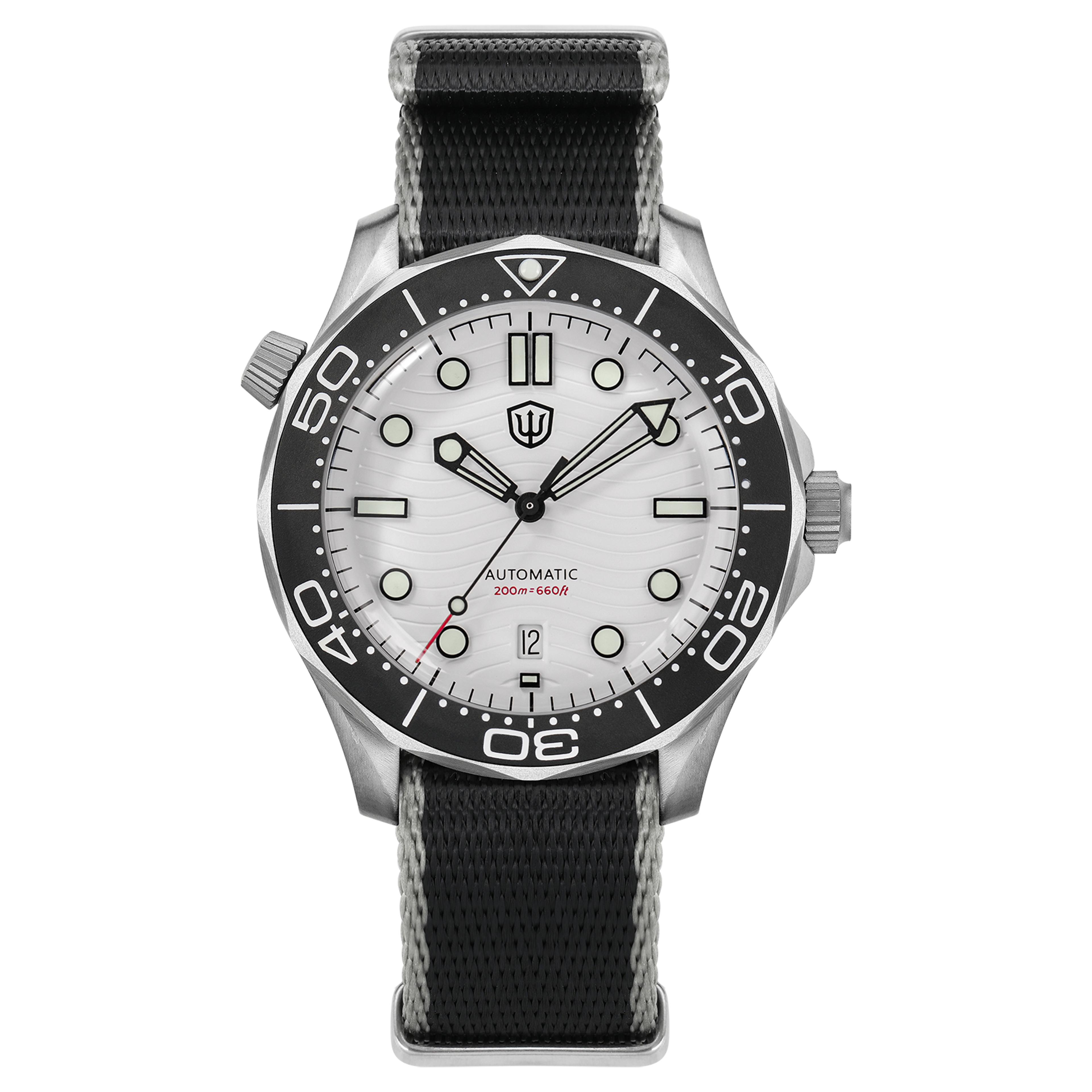 Automatic Titanium Dive Watch With Sapphire Crystal Click Bezel Helium Valve 9