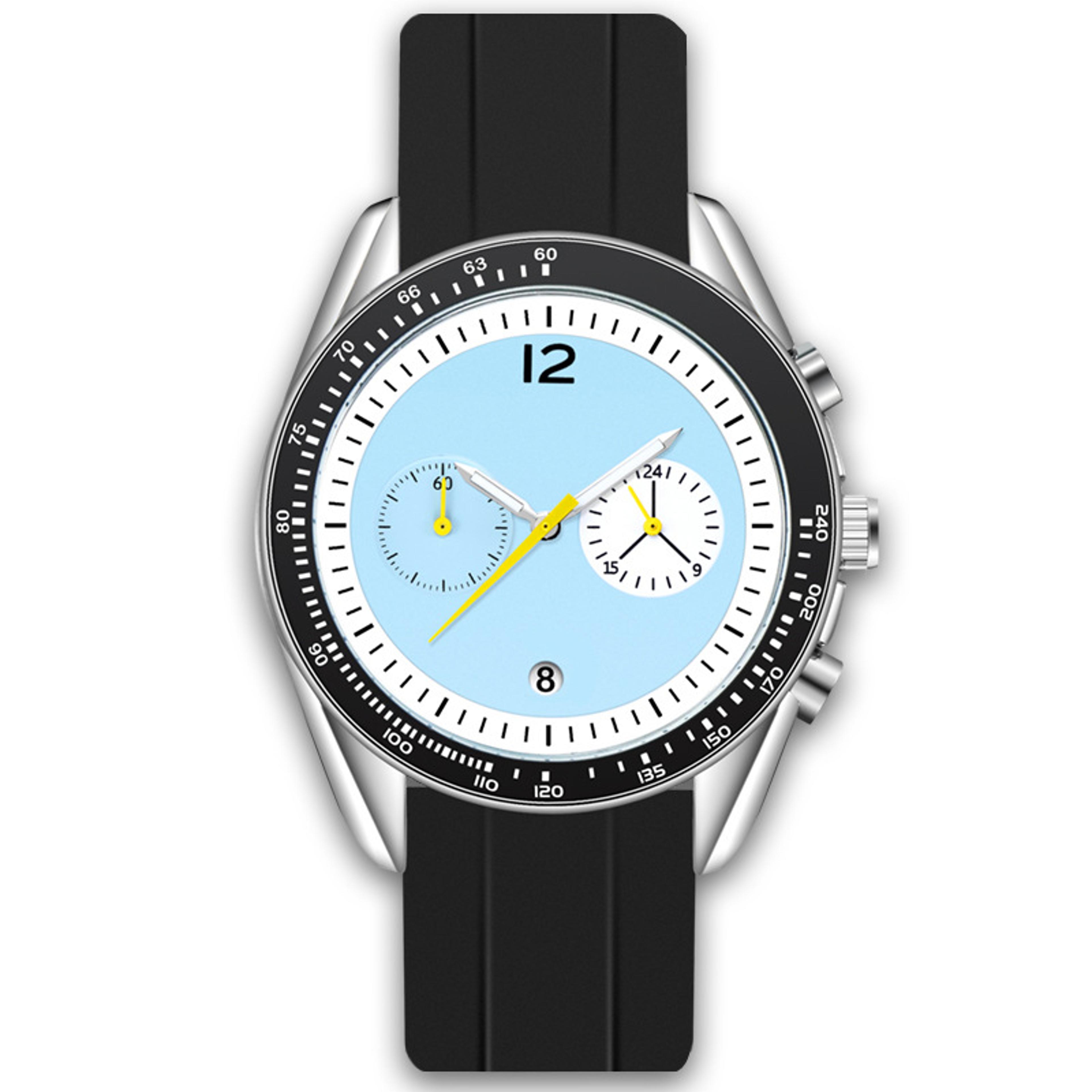 Moon Phase Multifunction Quartz Watch For Men Creative Analog Dress Watch 4