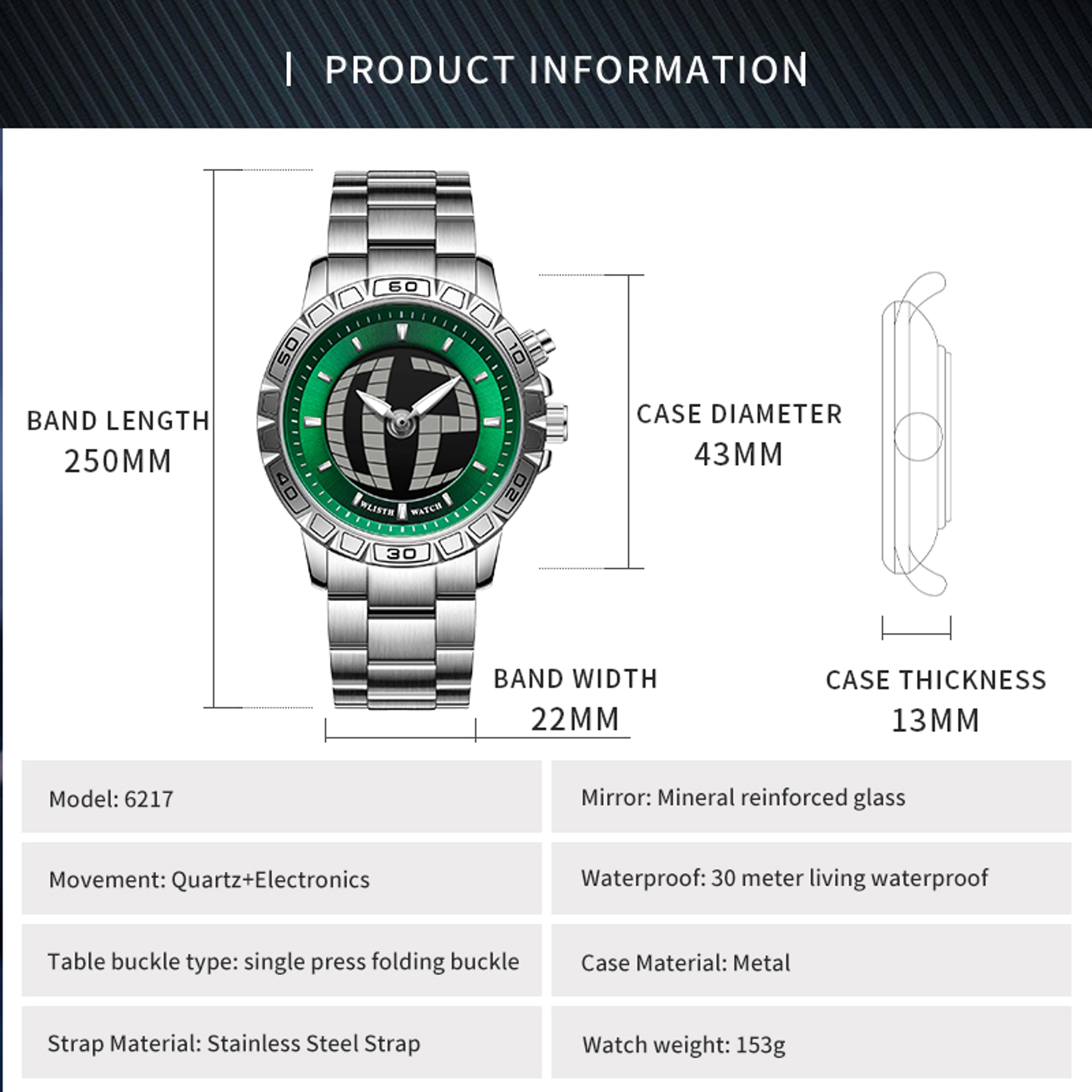 Bold Professional Digital Watch For Men With Luminous LED Display 1