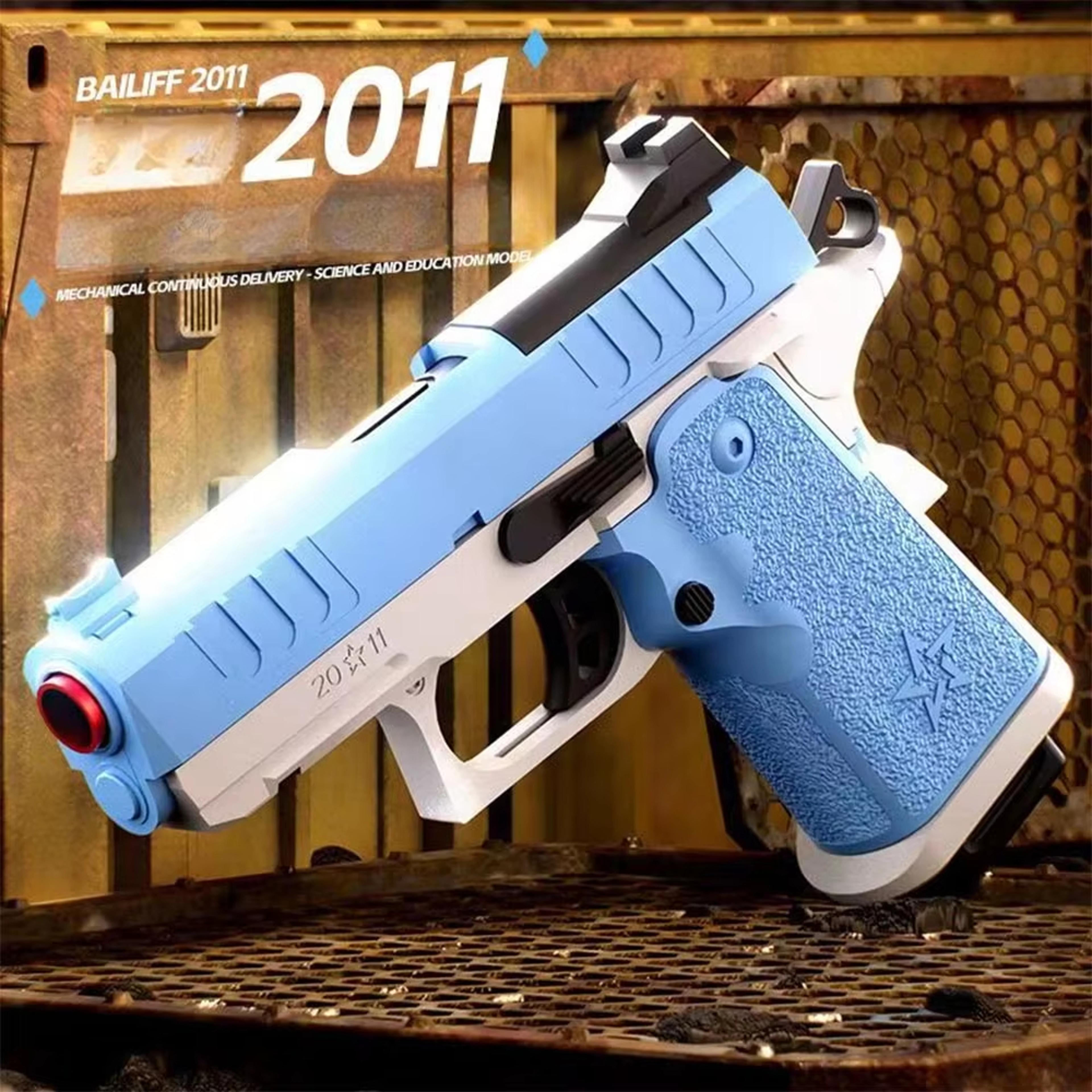 Mini Shell Ejecting Toy Pistol Soft Bullet Blaster For Kids Outdoor Shooting Game 3
