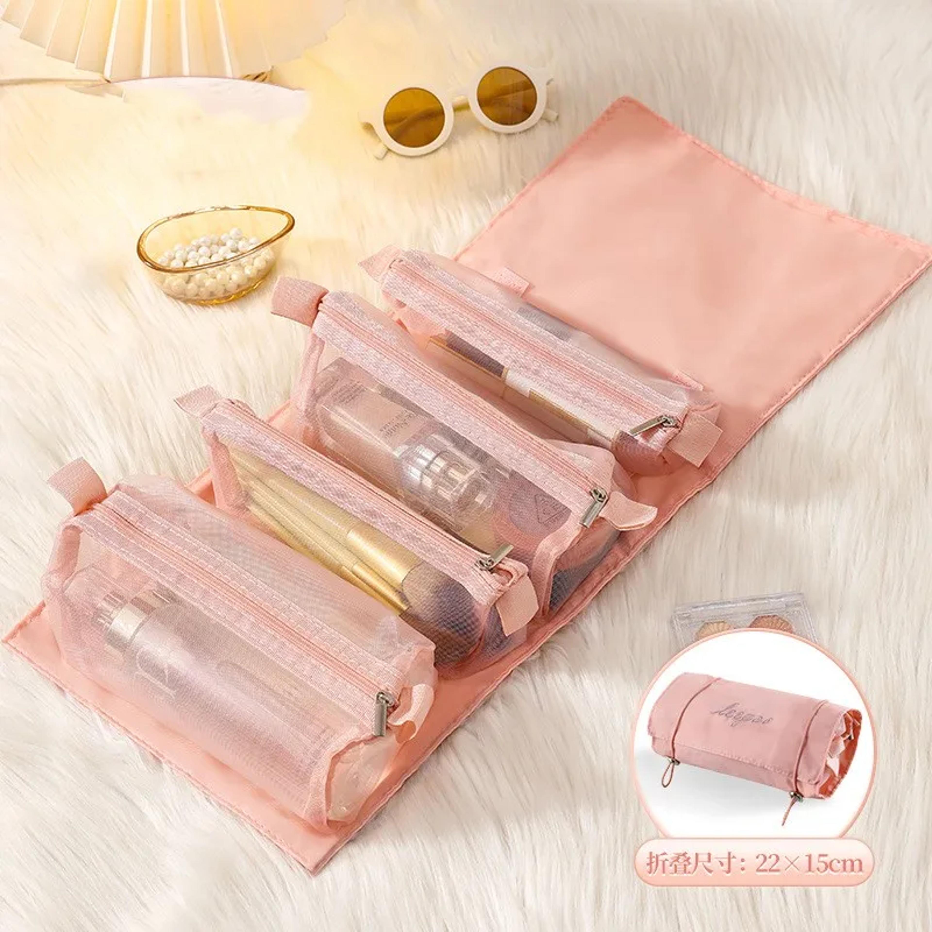 Travel Makeup Bag With Detachable Compartments 3