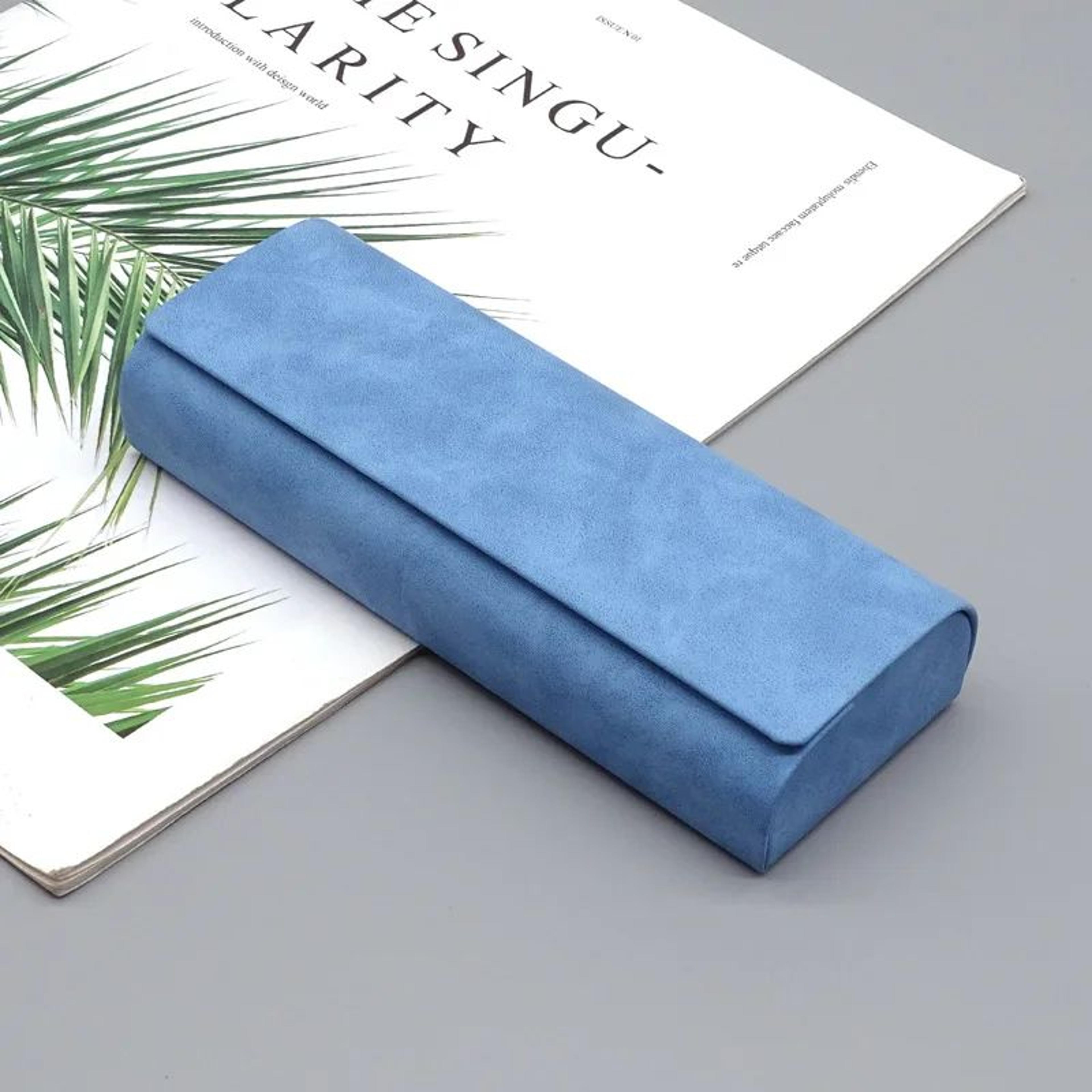 Hard Shell Eyeglass Case With Polyester Exterior And Soft Interior 5