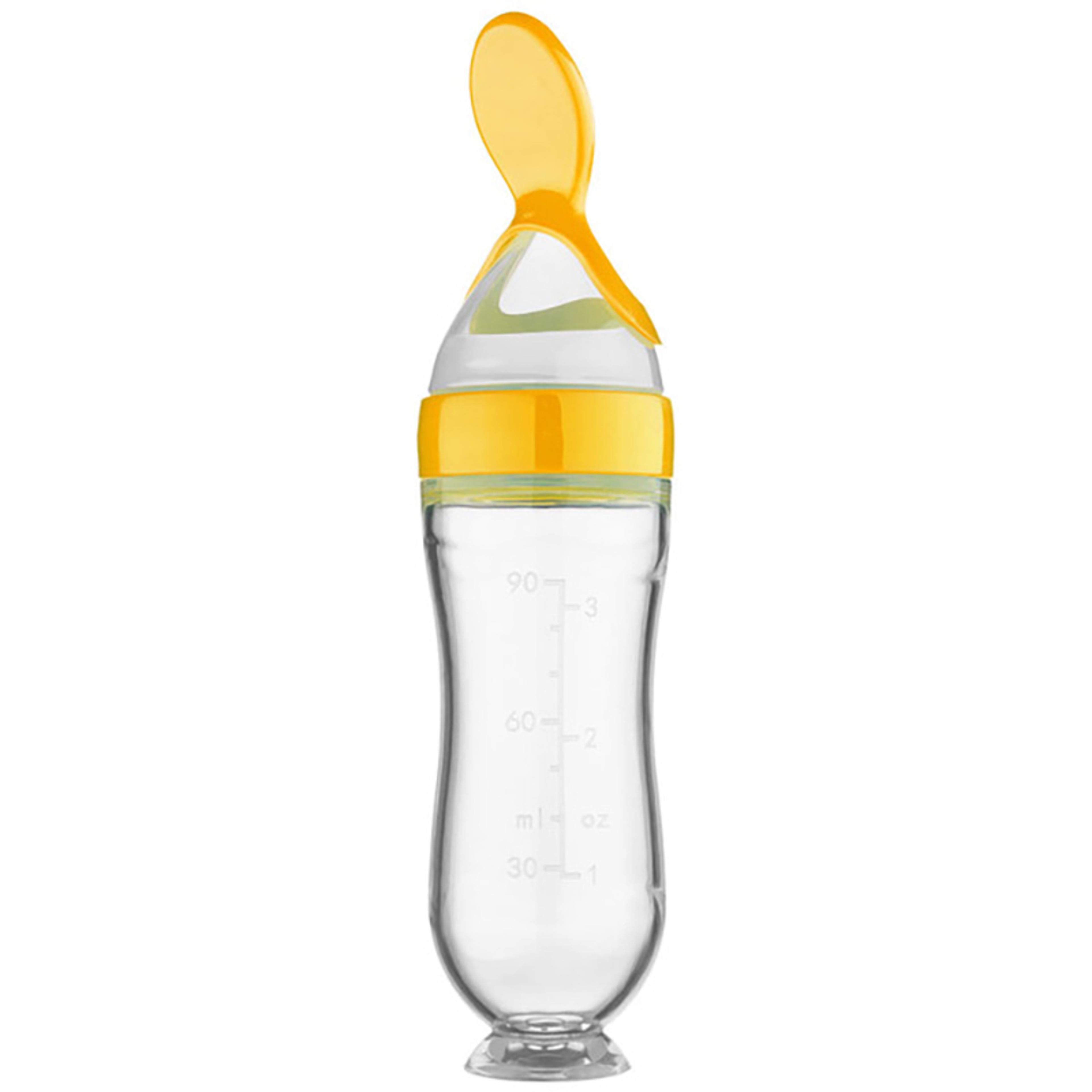 Baby Squeeze Feeding Bottle With Spoon And Dropper Type Design 7