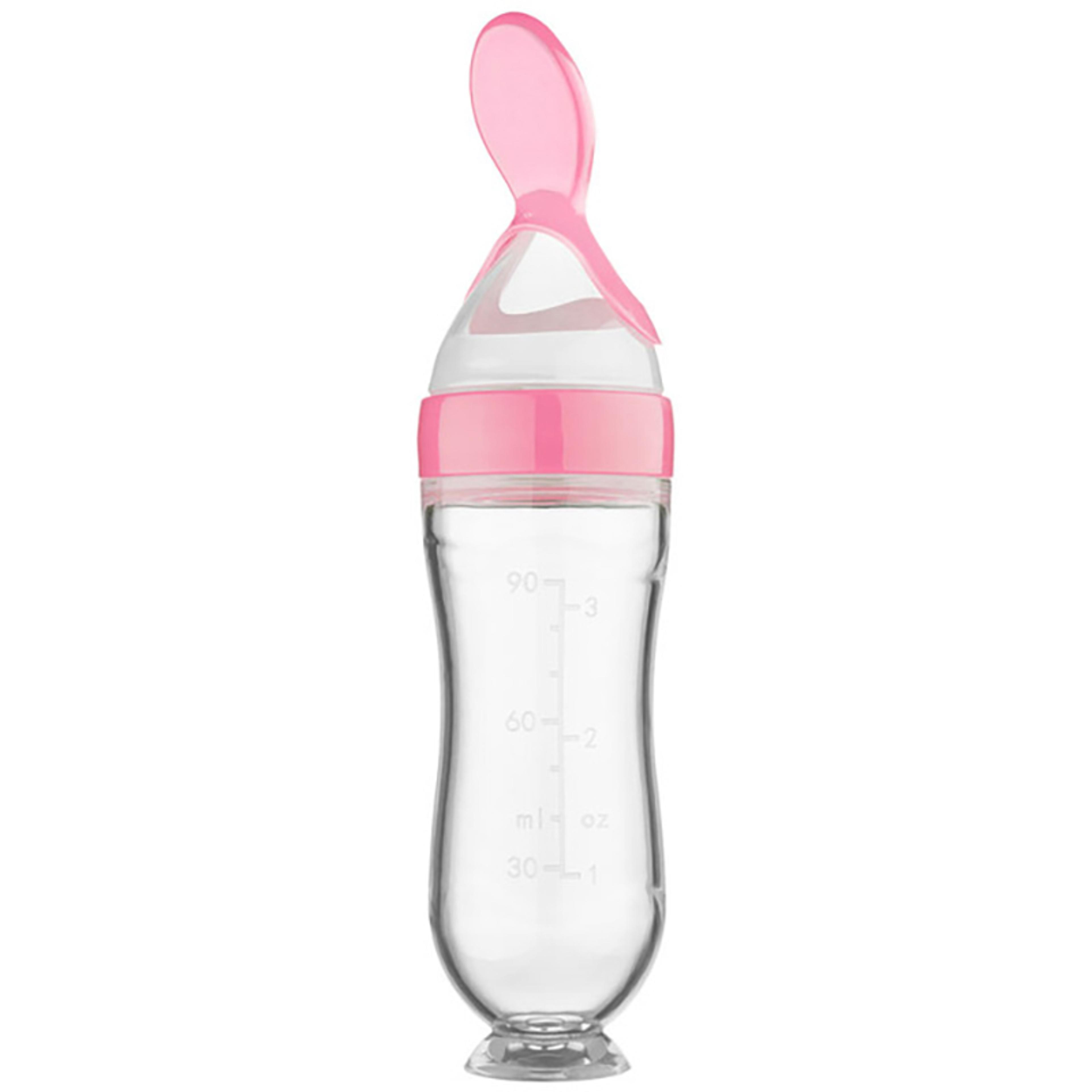 Baby Squeeze Feeding Bottle With Spoon And Dropper Type Design 8