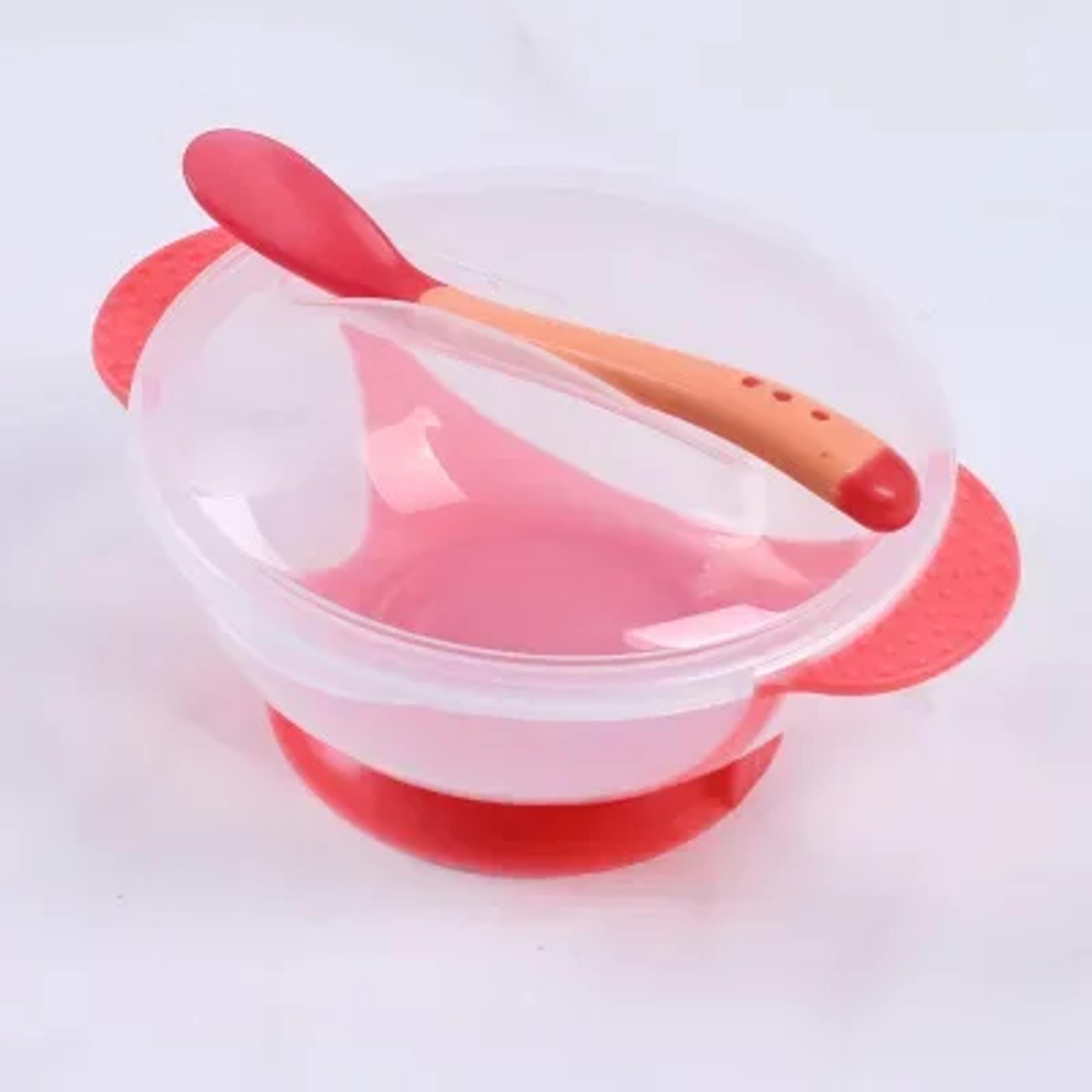 Silicone Baby Training Bowl With Suction Cup And Spoon 6