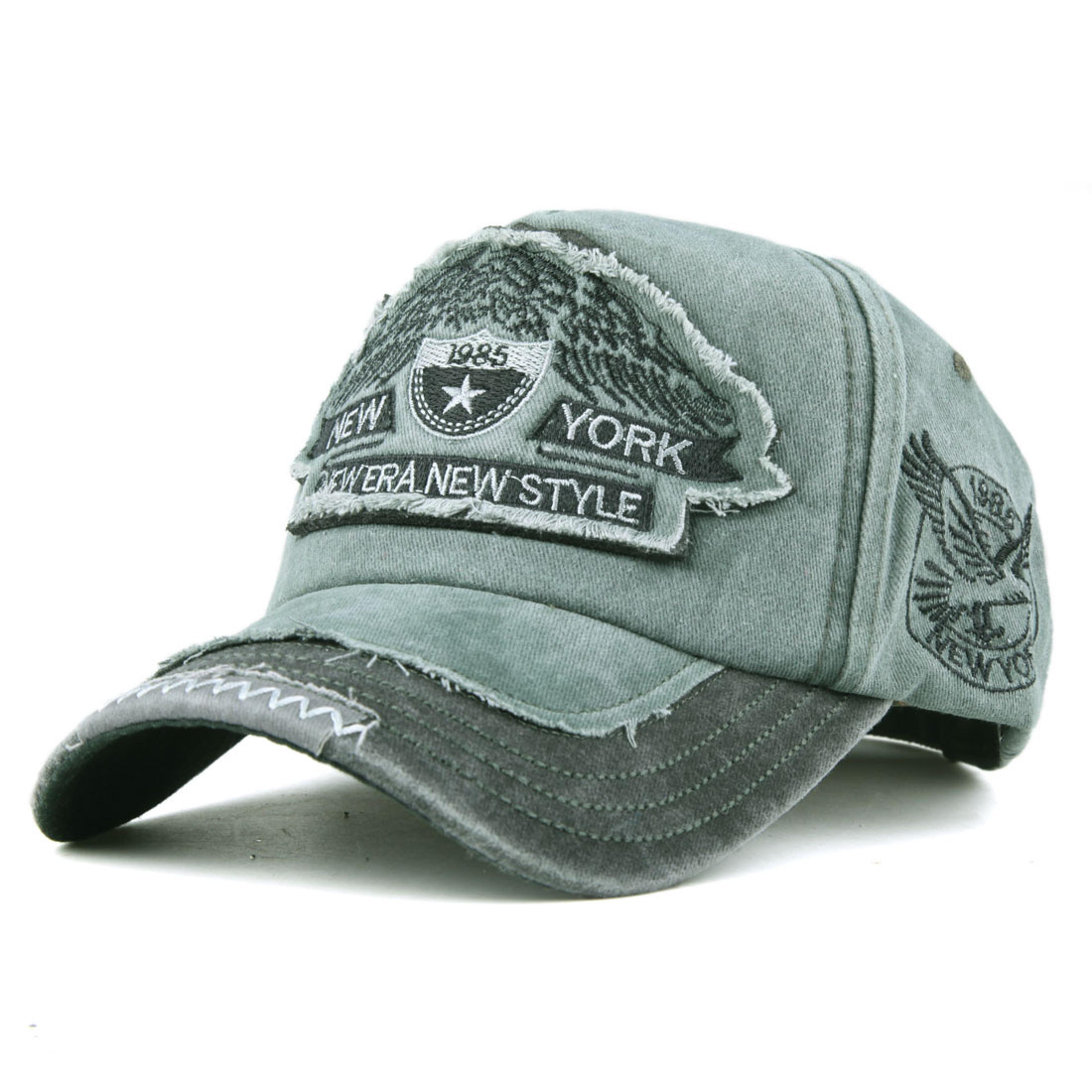 unisex washed cotton peaked baseball cap adjustable letter snapback trucker dad hat