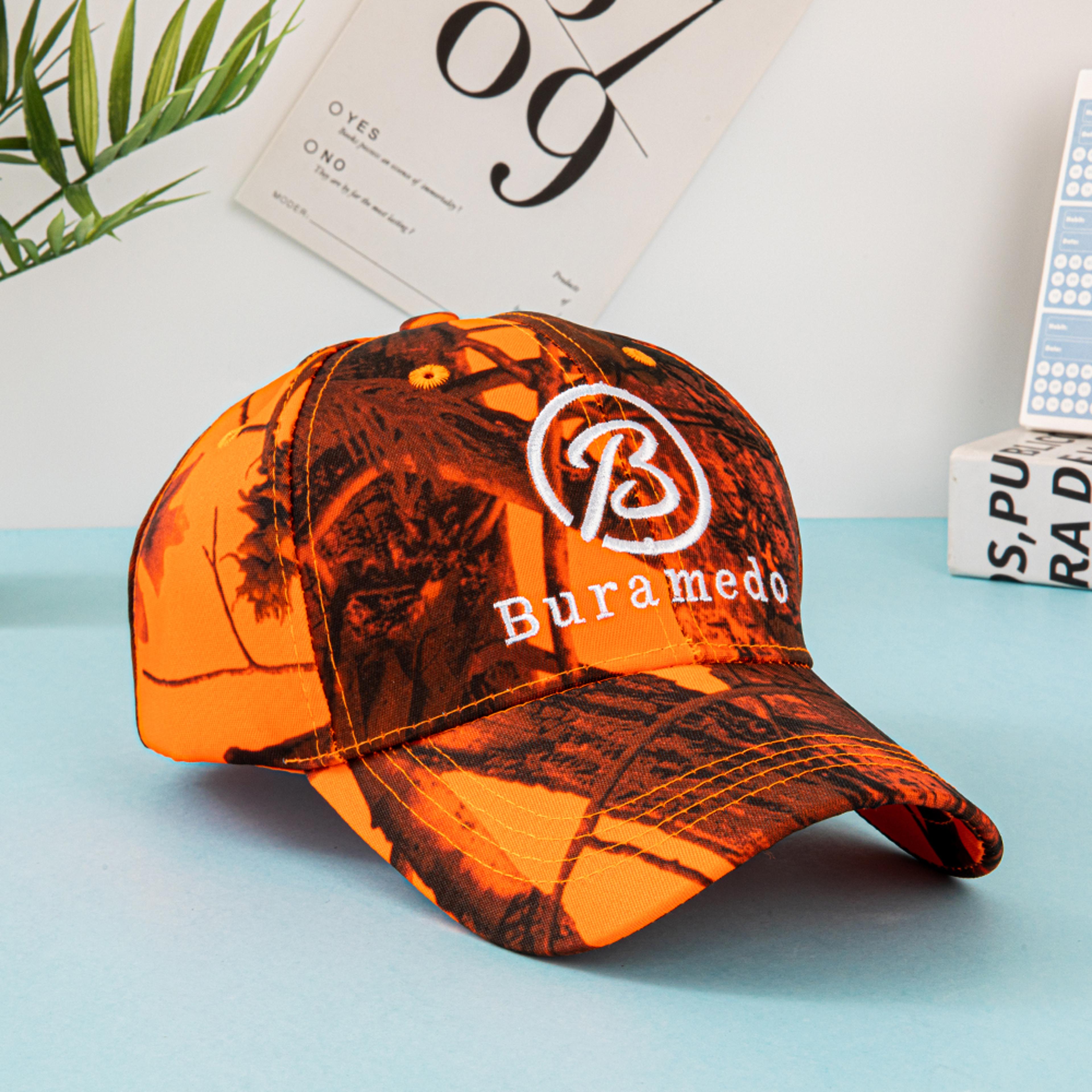 Flame Embroidery Cap Adjustable Cotton Fire Pattern Dad Hat 1