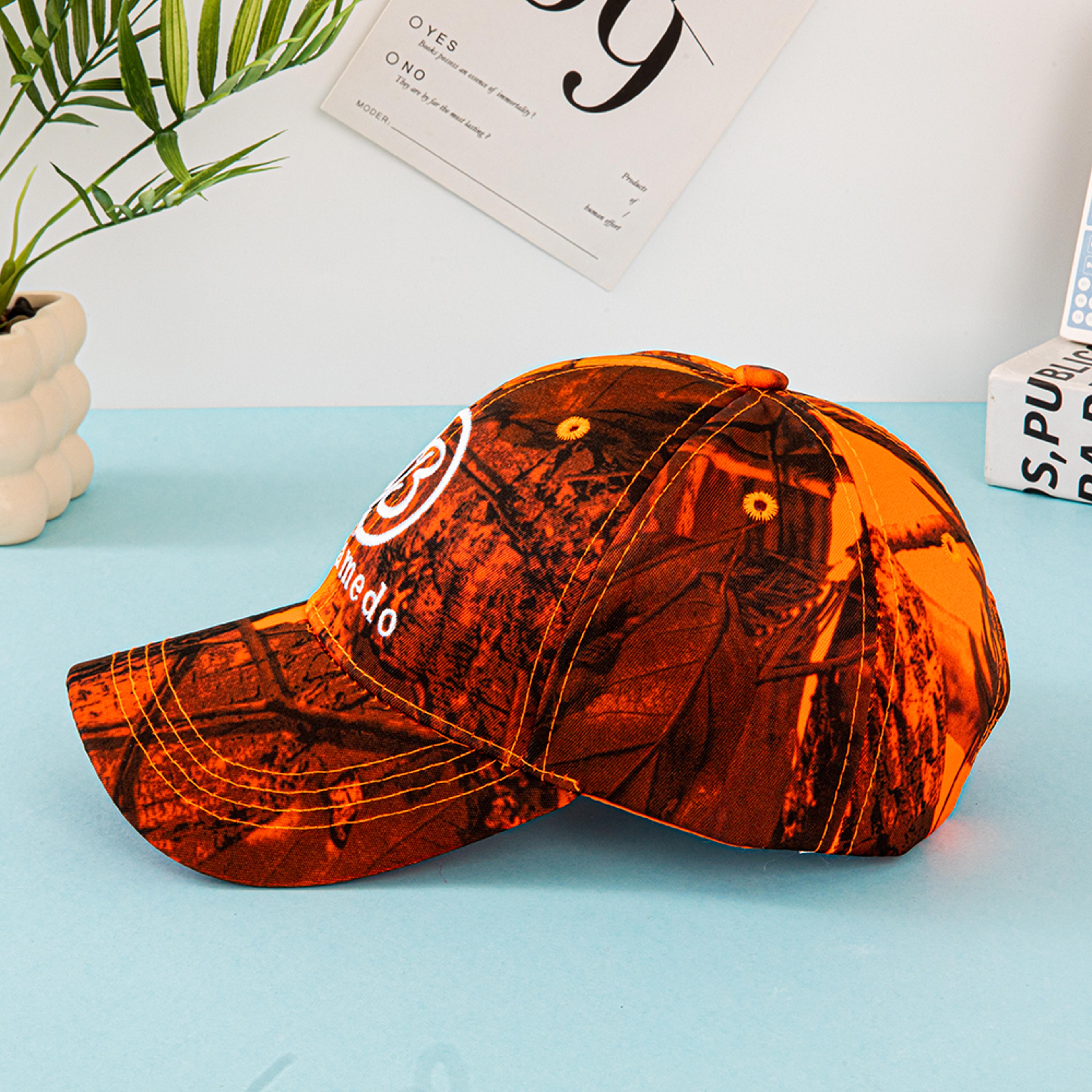 Flame Embroidery Cap Adjustable Cotton Fire Pattern Dad Hat 2