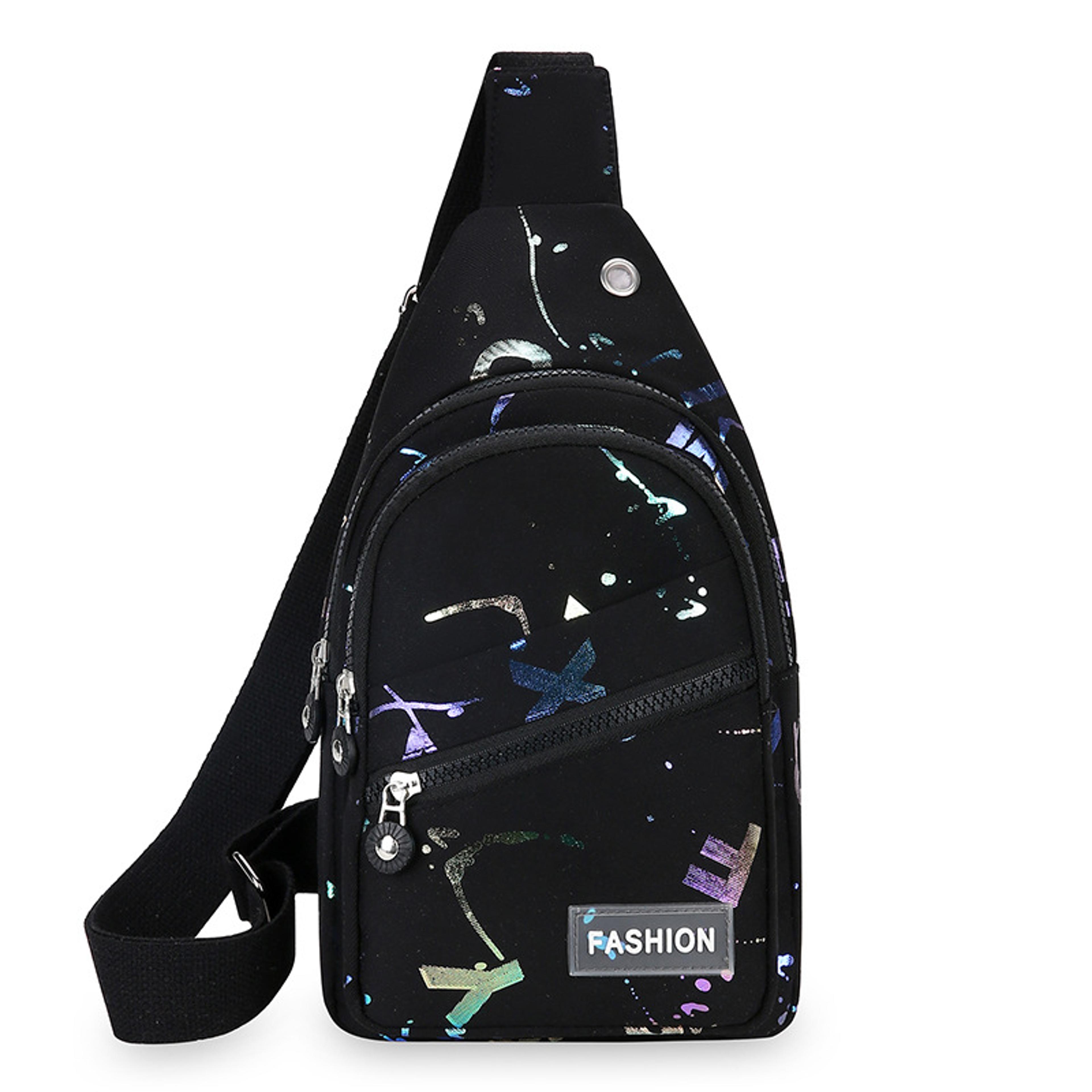 Nylon Chest Bag Casual Crossbody Small Sling Backpack Daypack 3