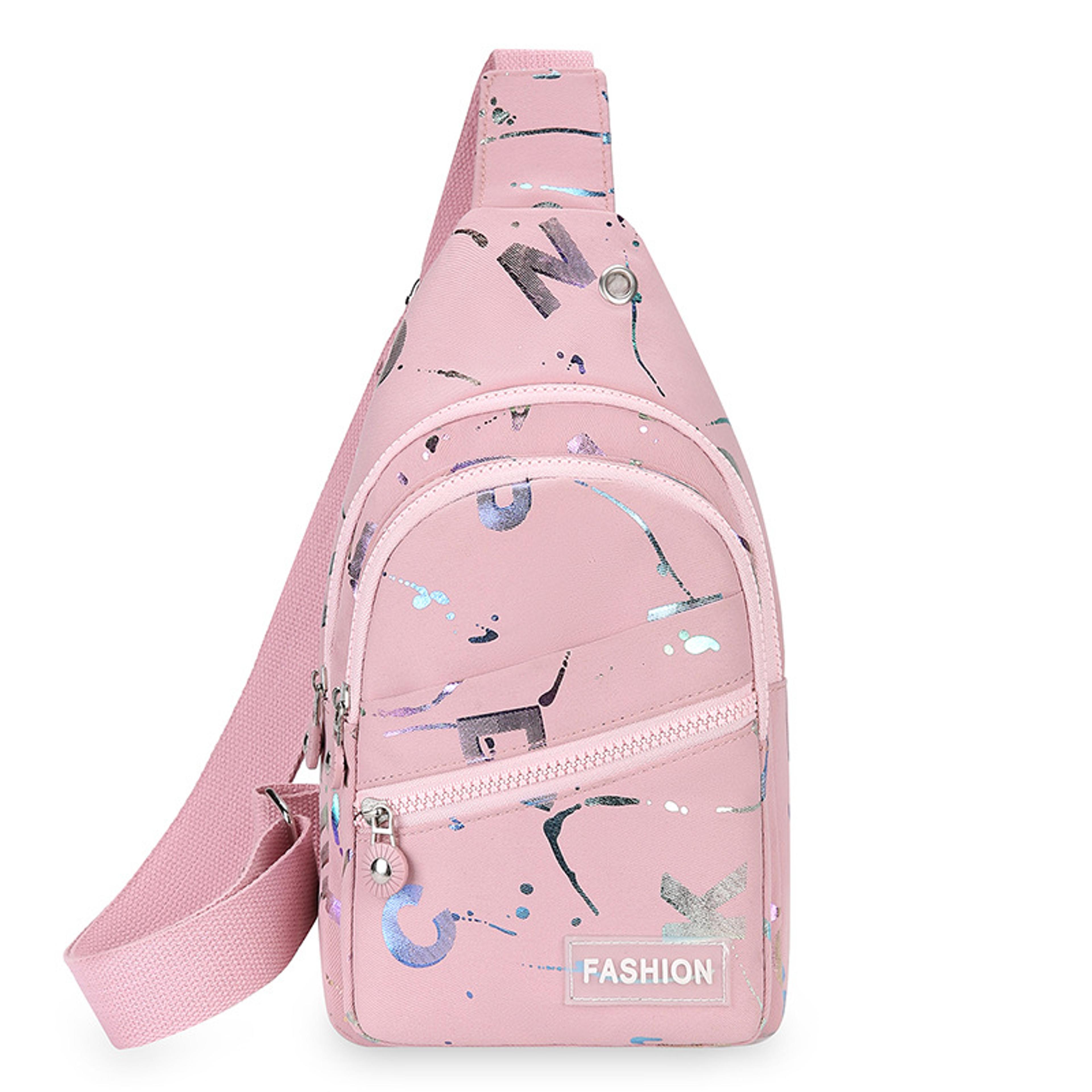 Nylon Chest Bag Casual Crossbody Small Sling Backpack Daypack 8