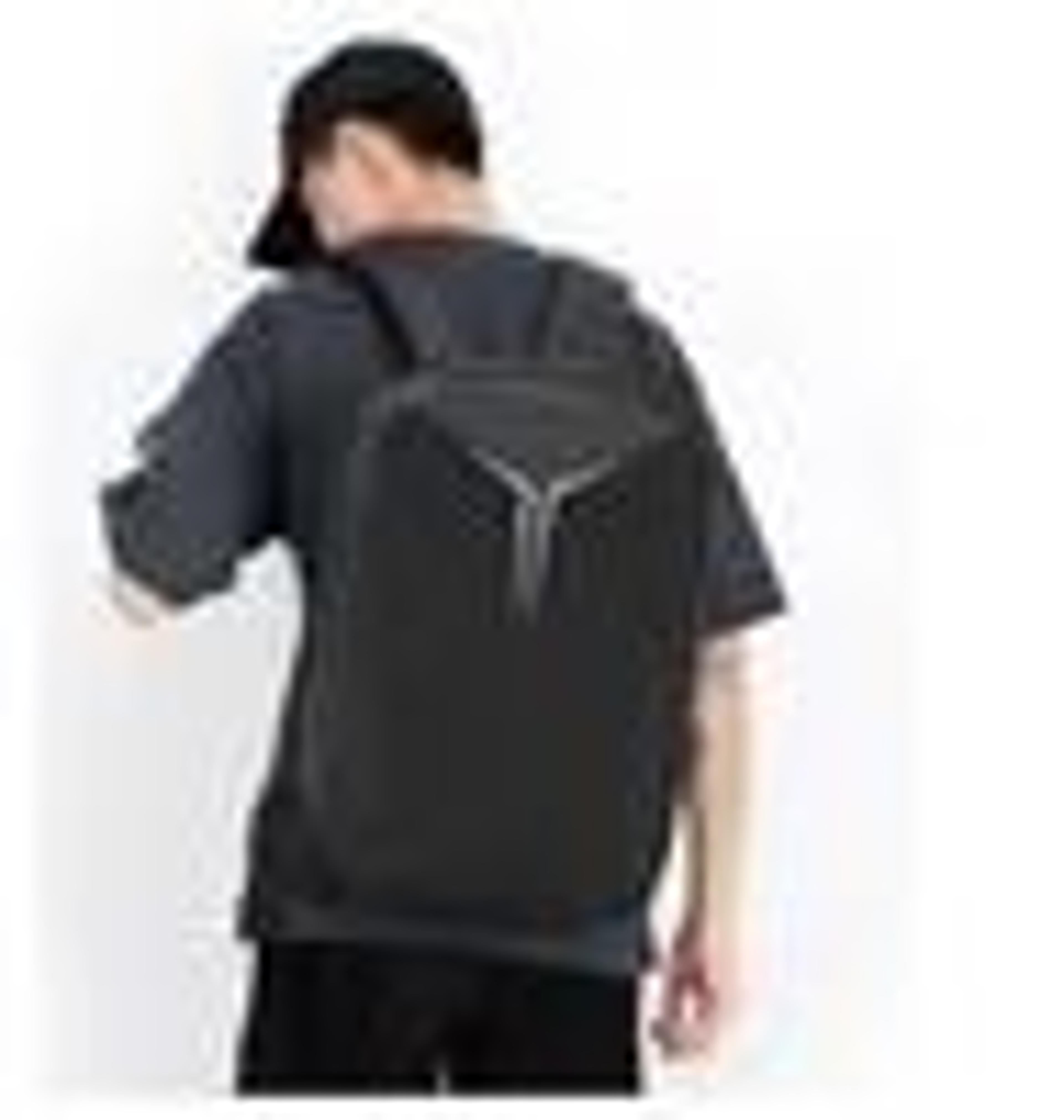 Unisex PU Backpack With Zipper Closure And Cell Phone Pocket 4
