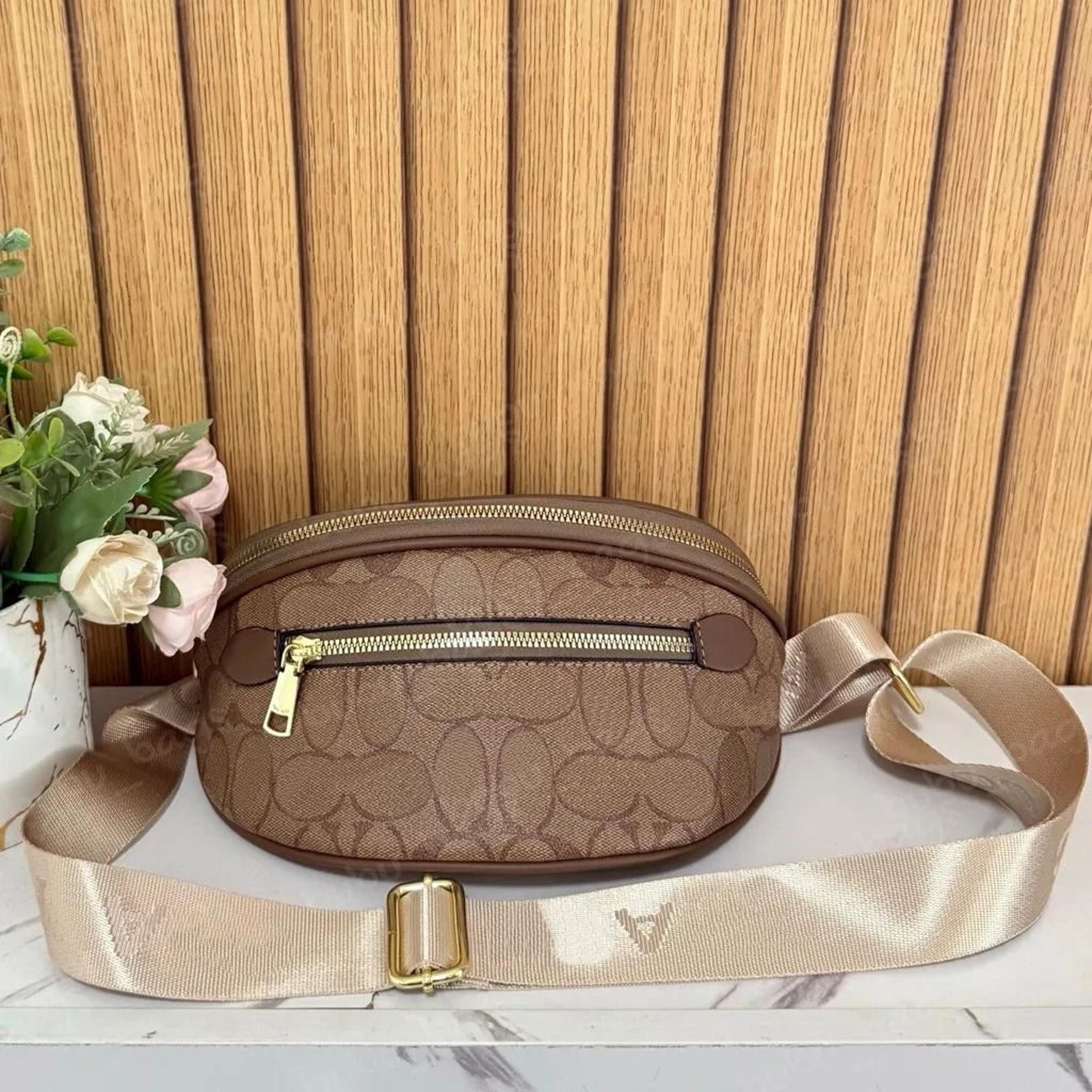 Unisex Nylon Fanny Pack With Adjustable Strap And Dual Zipper Compartments 1
