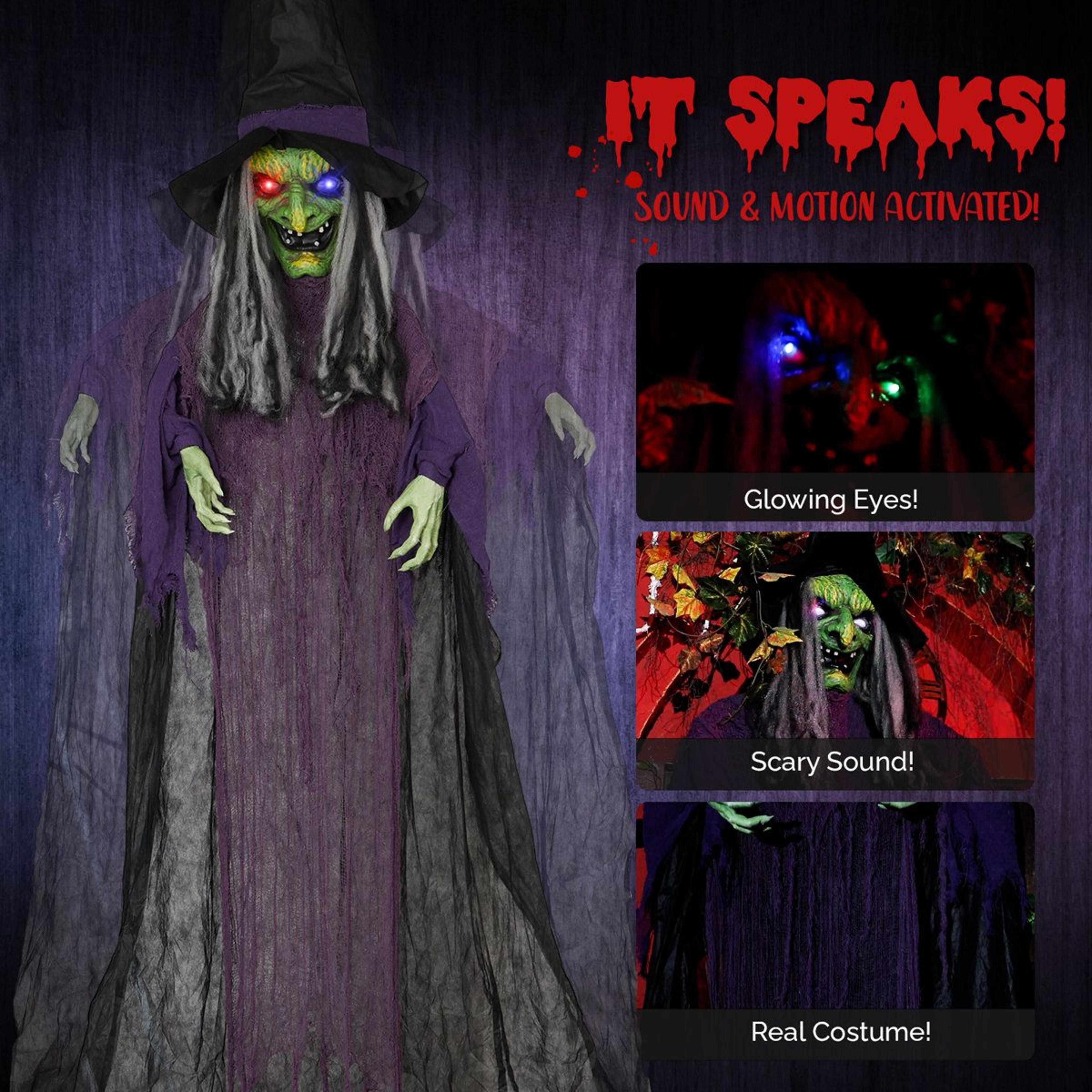 Halloween Lighted Witch Hat Decorations With Battery Operated Lights 1