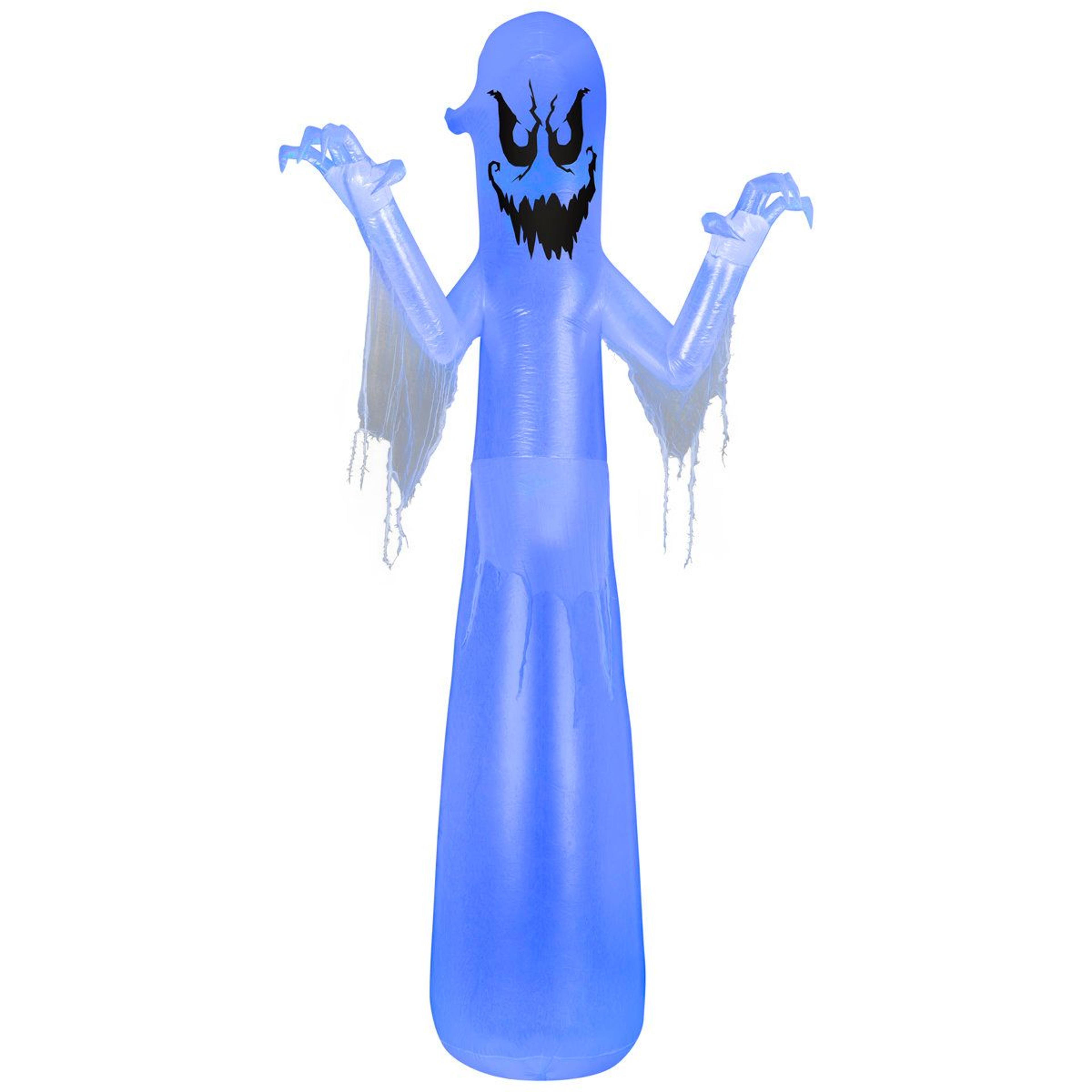 Inflatable Halloween Ghost With Flickering Blue LED Lights 0