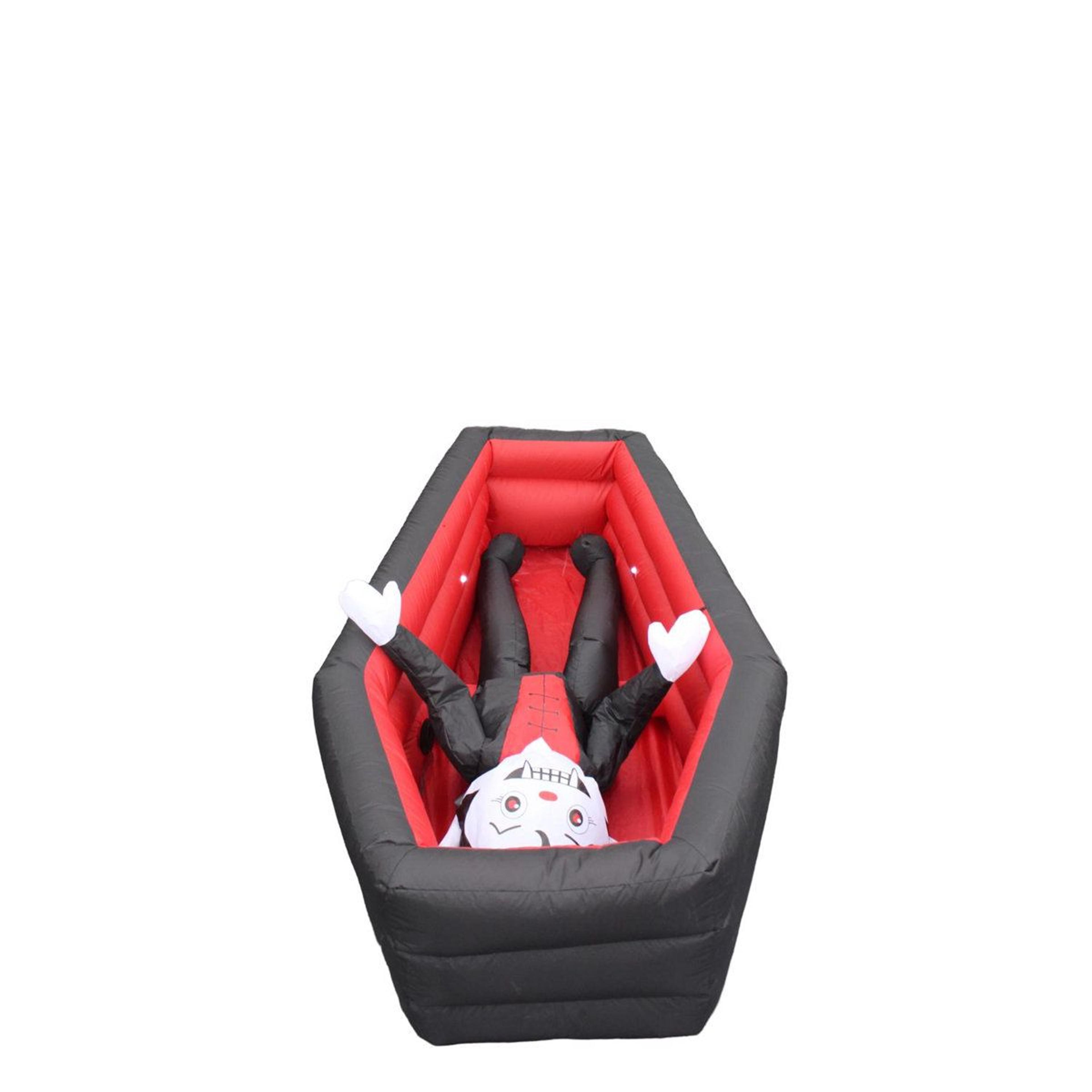 Animated Vampire Coffin Inflatable Halloween Yard Decoration With LED Lights 4