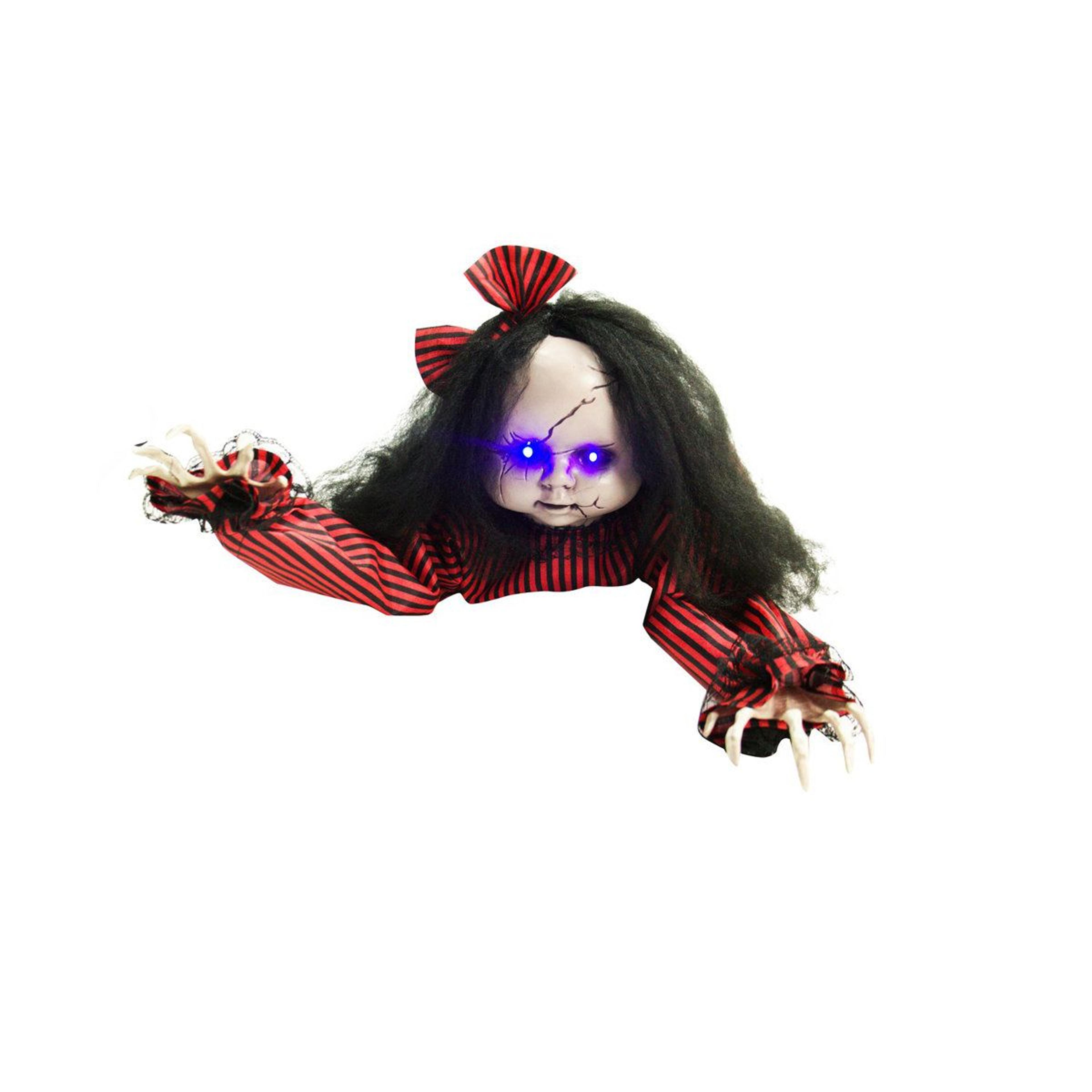 Animatronic Crawling Baby Doll Halloween Decoration With Lights And Sound 3