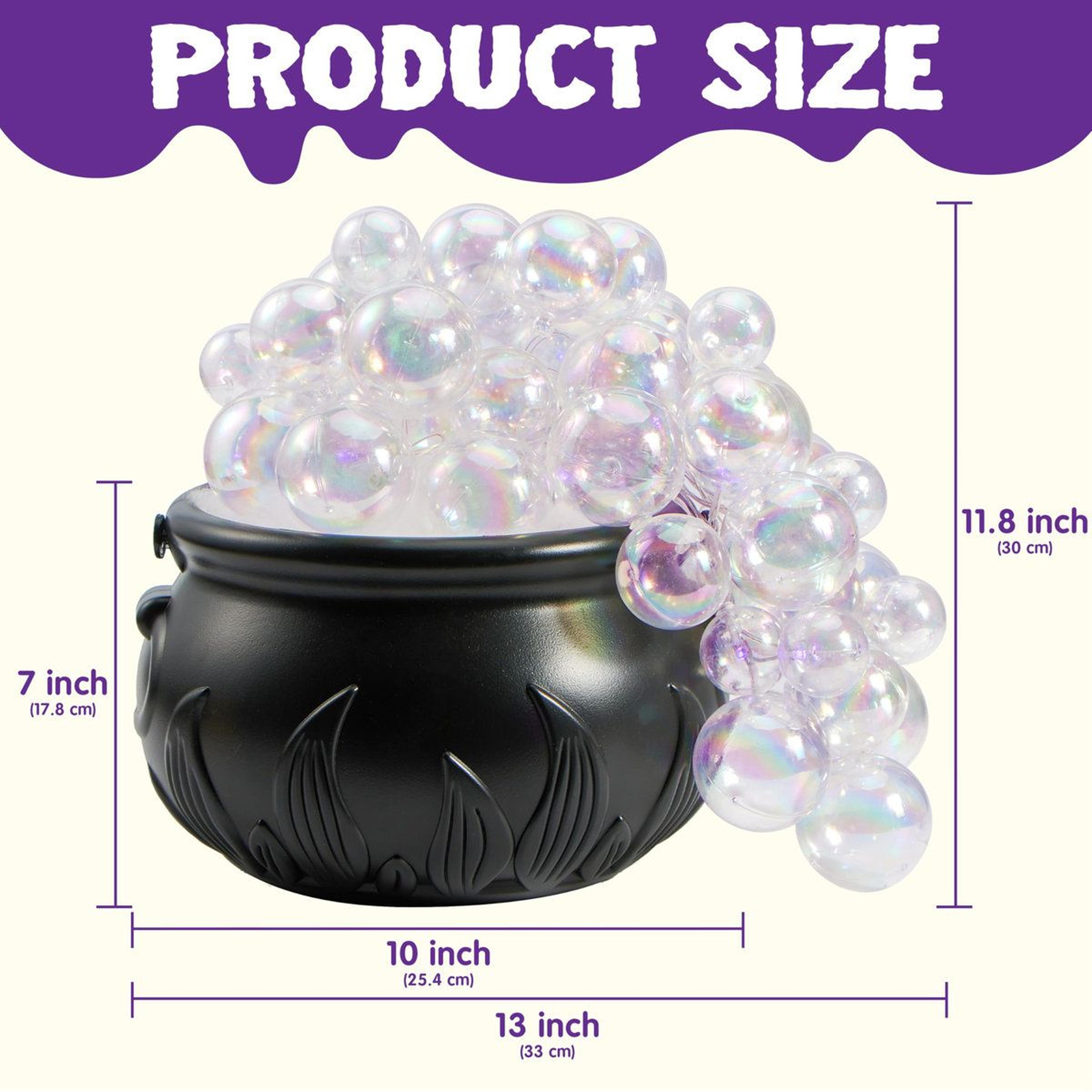 LED Light Up Witch Cauldron Halloween Decoration With 8 Color Changing Glow Modes 1