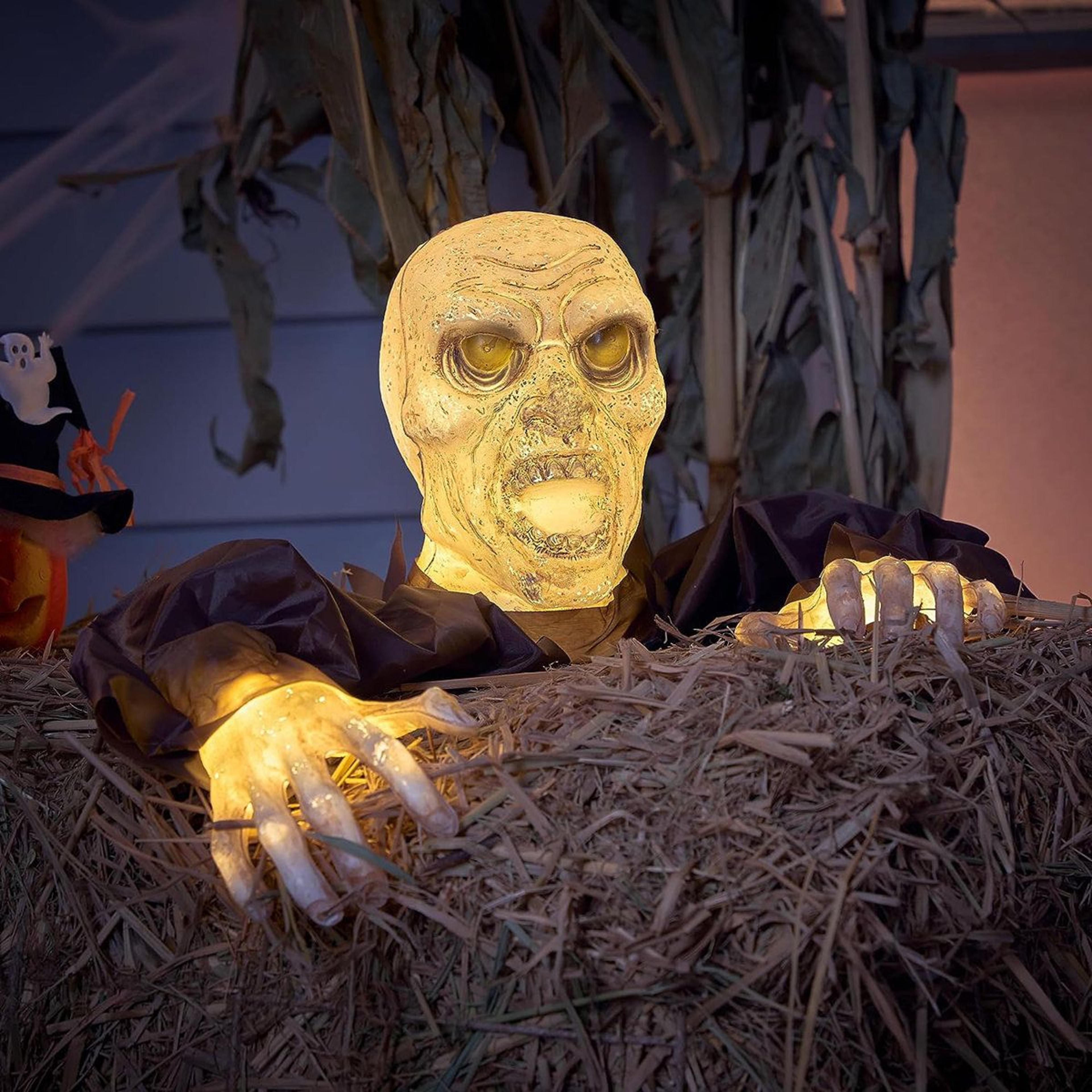 Black Zombie Halloween Figurine Outdoor Decoration 3