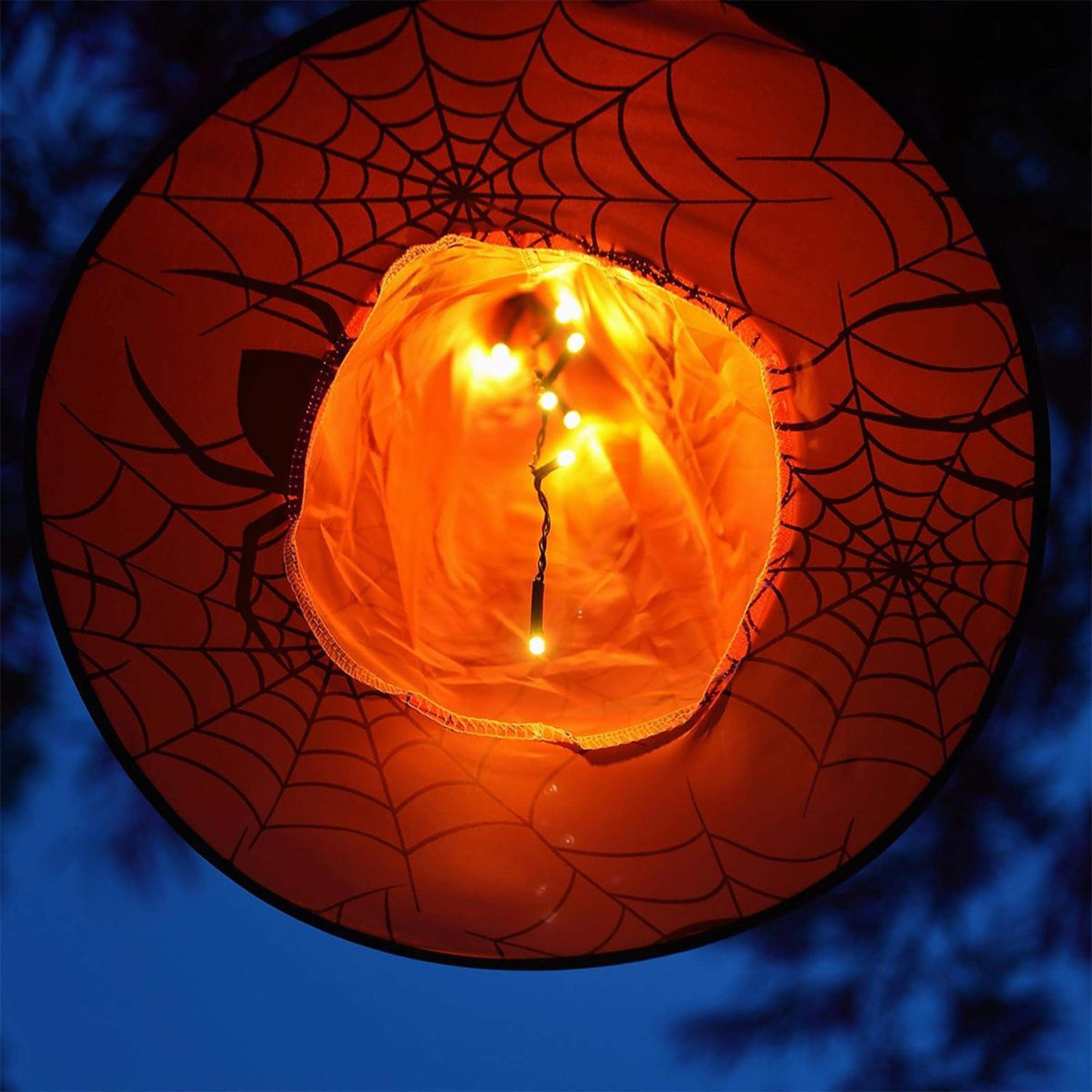 Halloween Outdoor LED Lights Battery Powered Orange Decoration 5