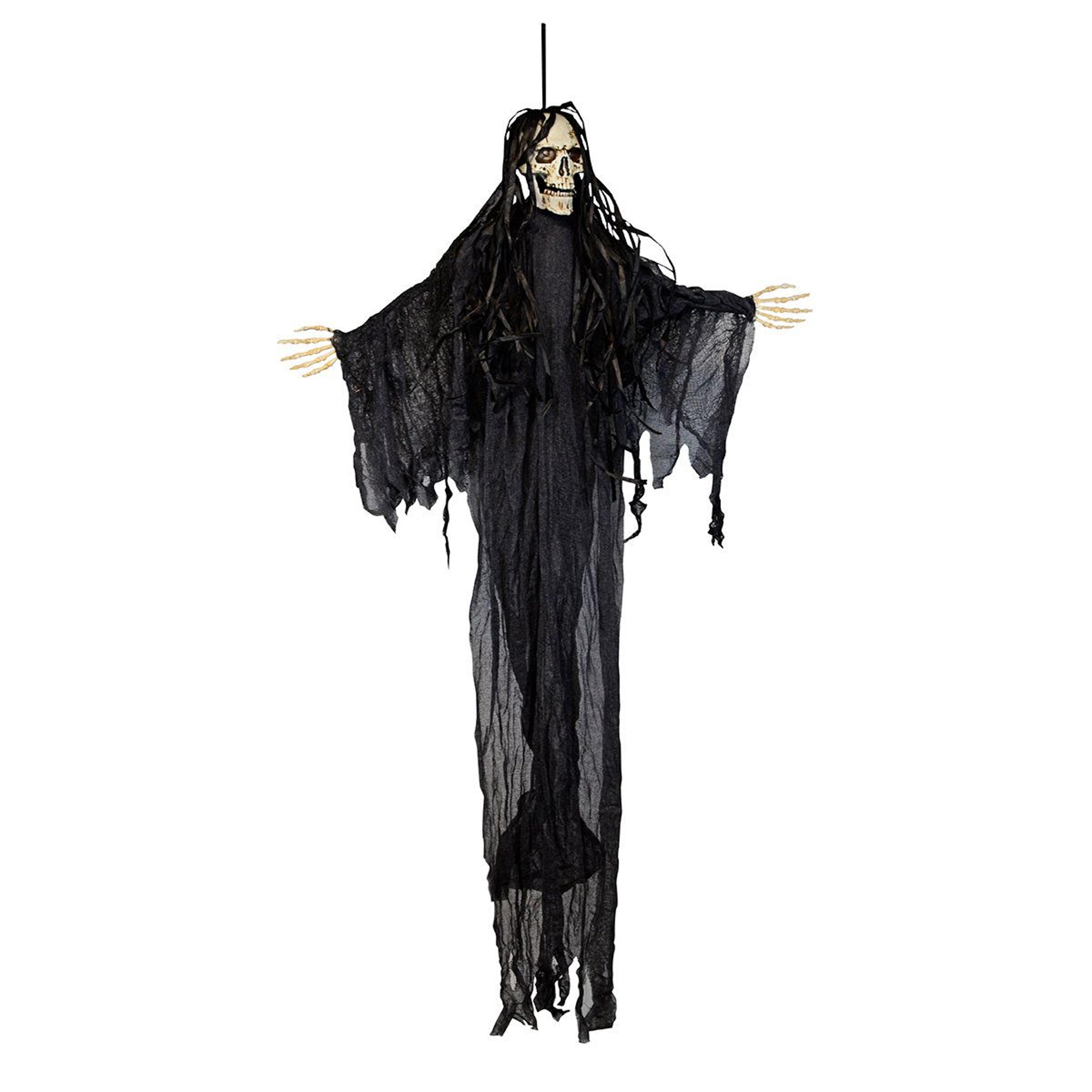 scary grim reaper light up animated skeleton ghost outdoor halloween decorations