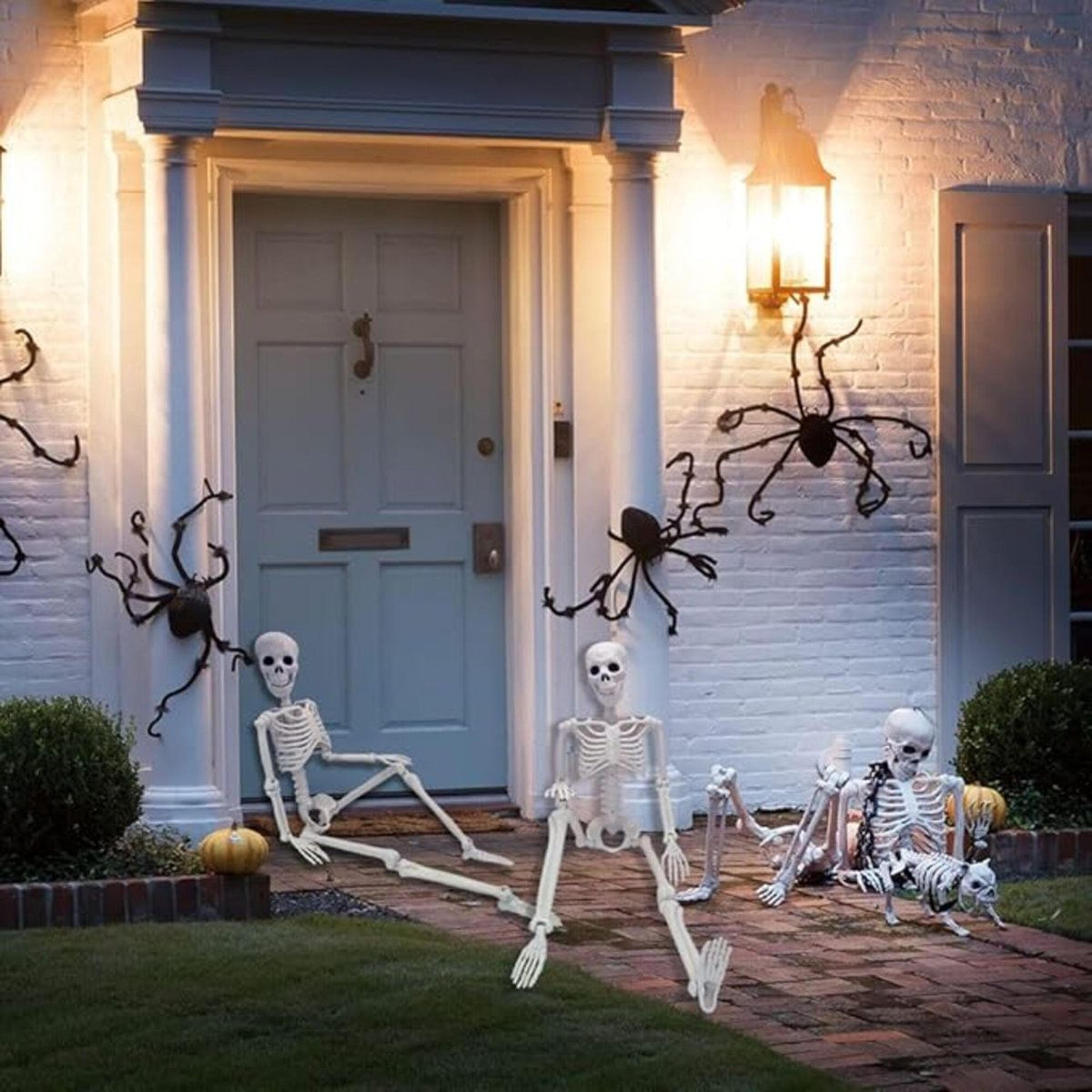 Poseable Halloween Skeleton Decorations With Movable Joints 2