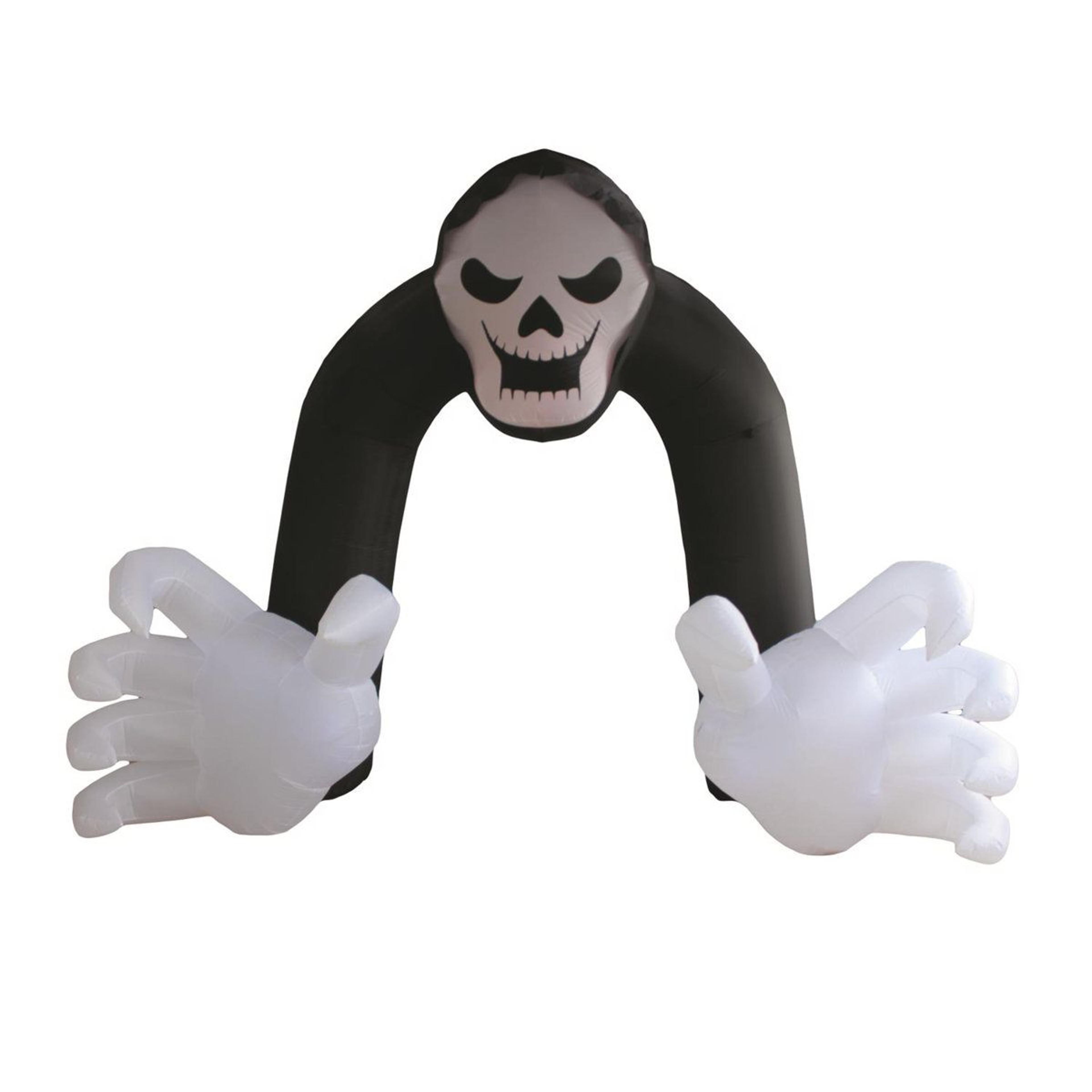 Prelit Reaper Archway Inflatable With LED Lights For Halloween 5