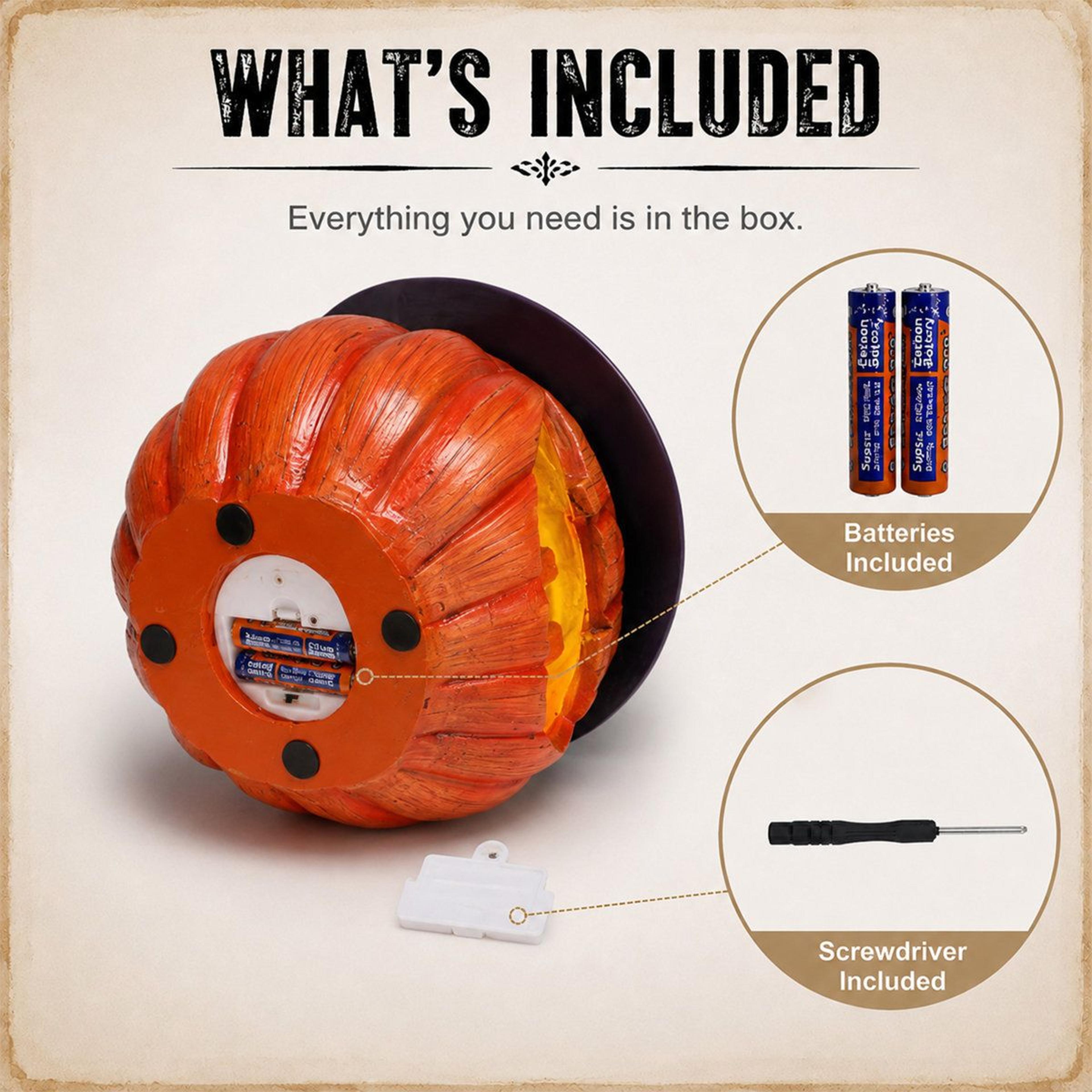 Lighted Halloween Jack O Lantern Candy Holder With Top Hat Resin Decoration 4