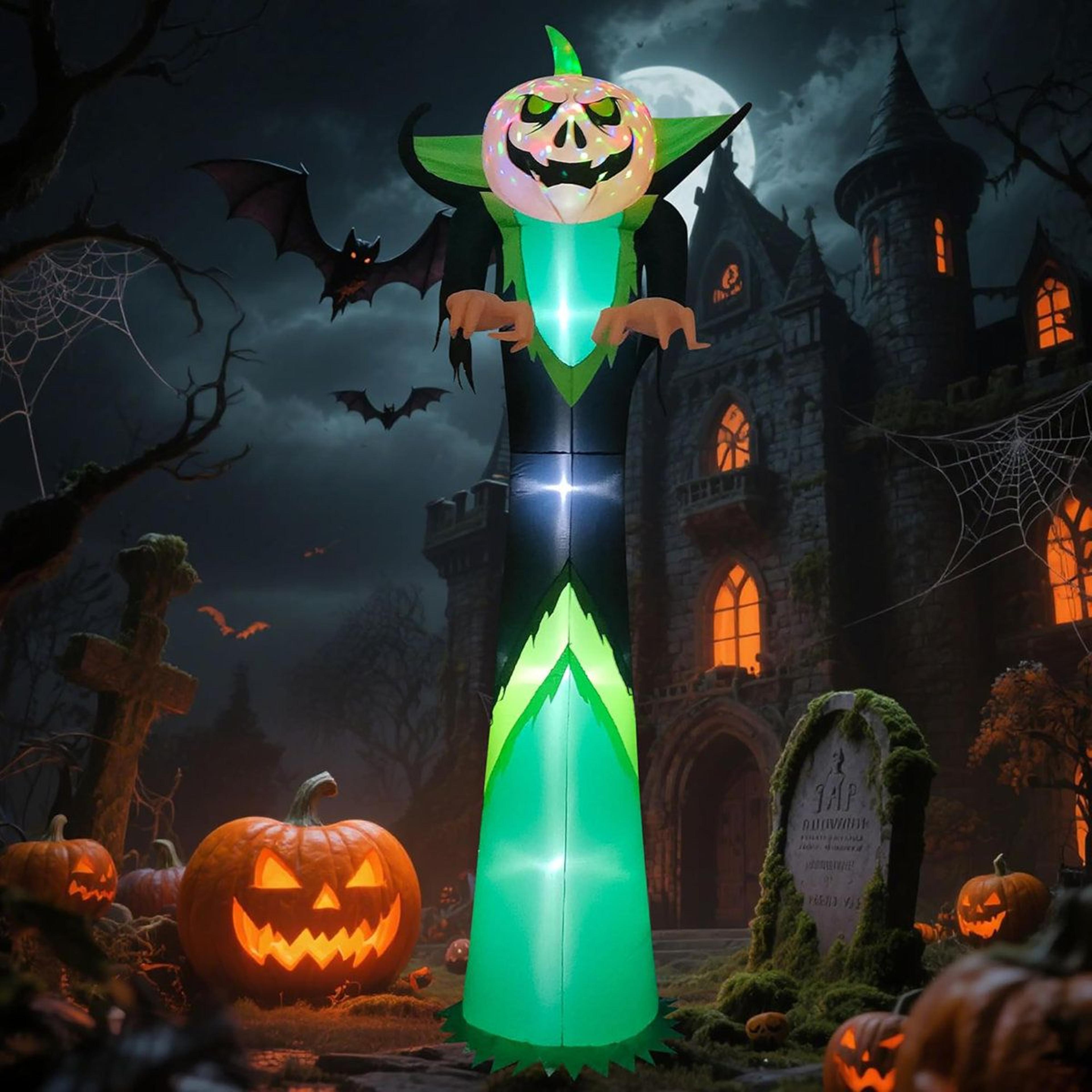 Halloween Inflatable Outdoor Decoration With LED 5