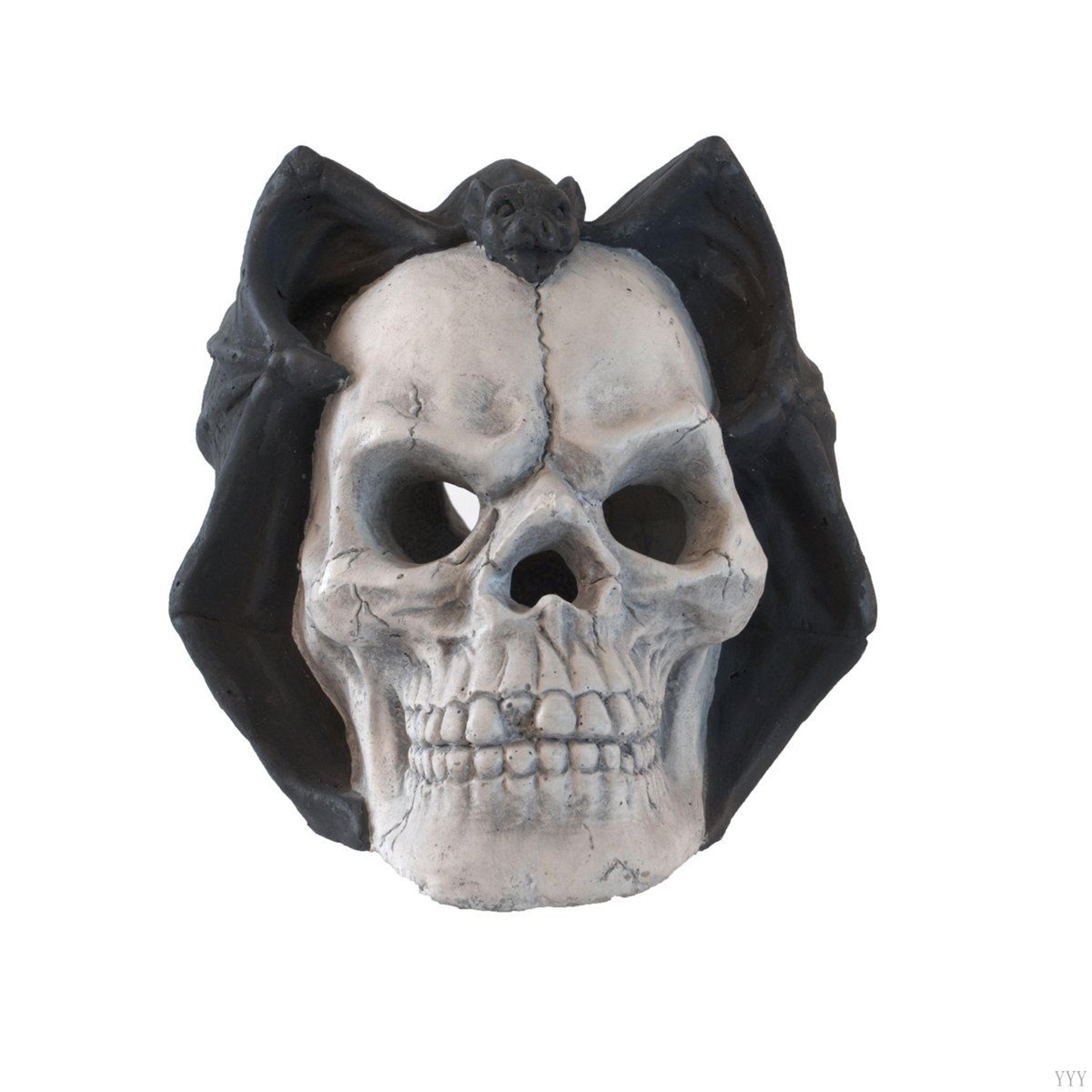 Demon Skull Fire Pit Gas Log For Outdoor Fireplaces And Halloween Decor 1