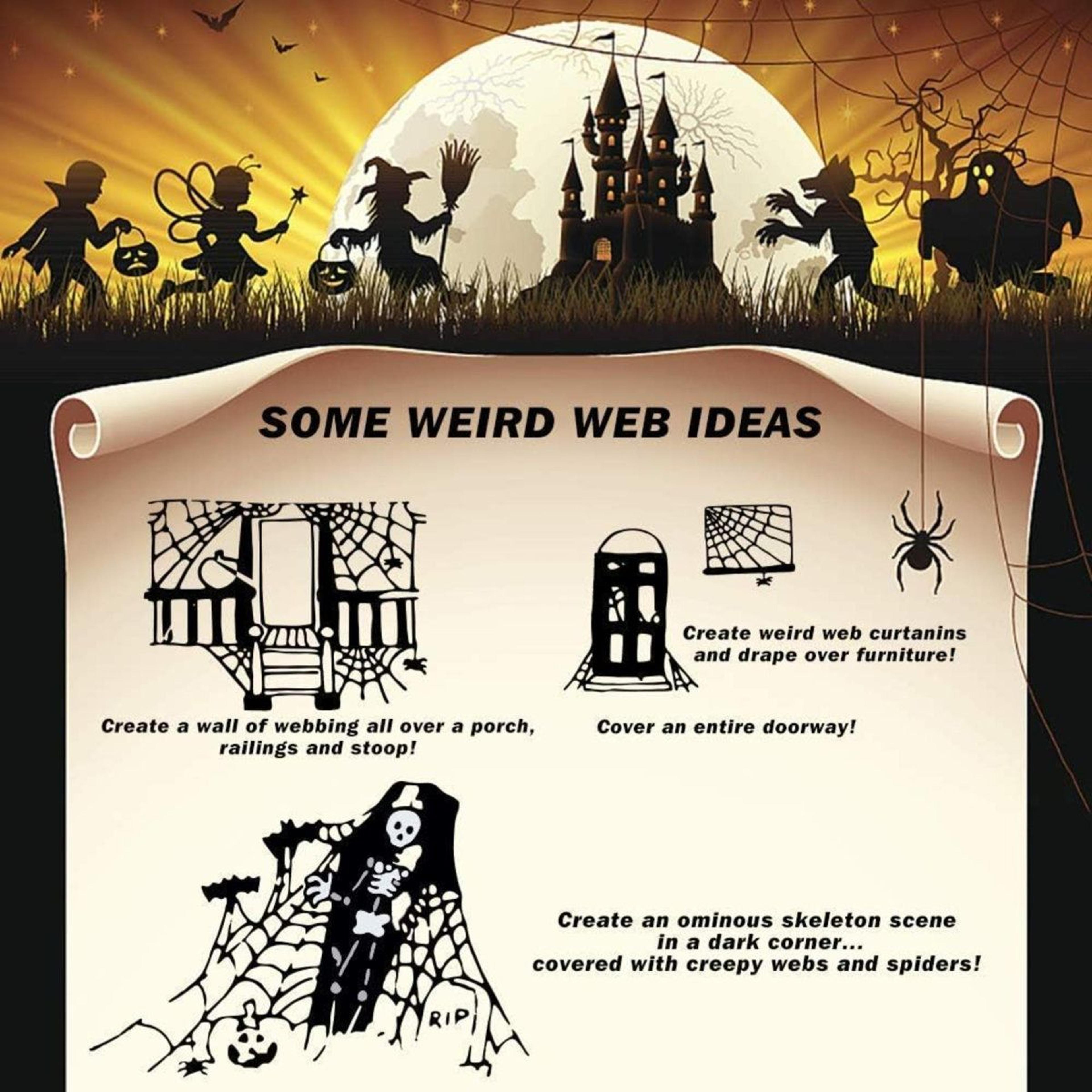 Halloween Spider Web Decorations With Fake Spiders For Indoor And Outdoor Decor 2