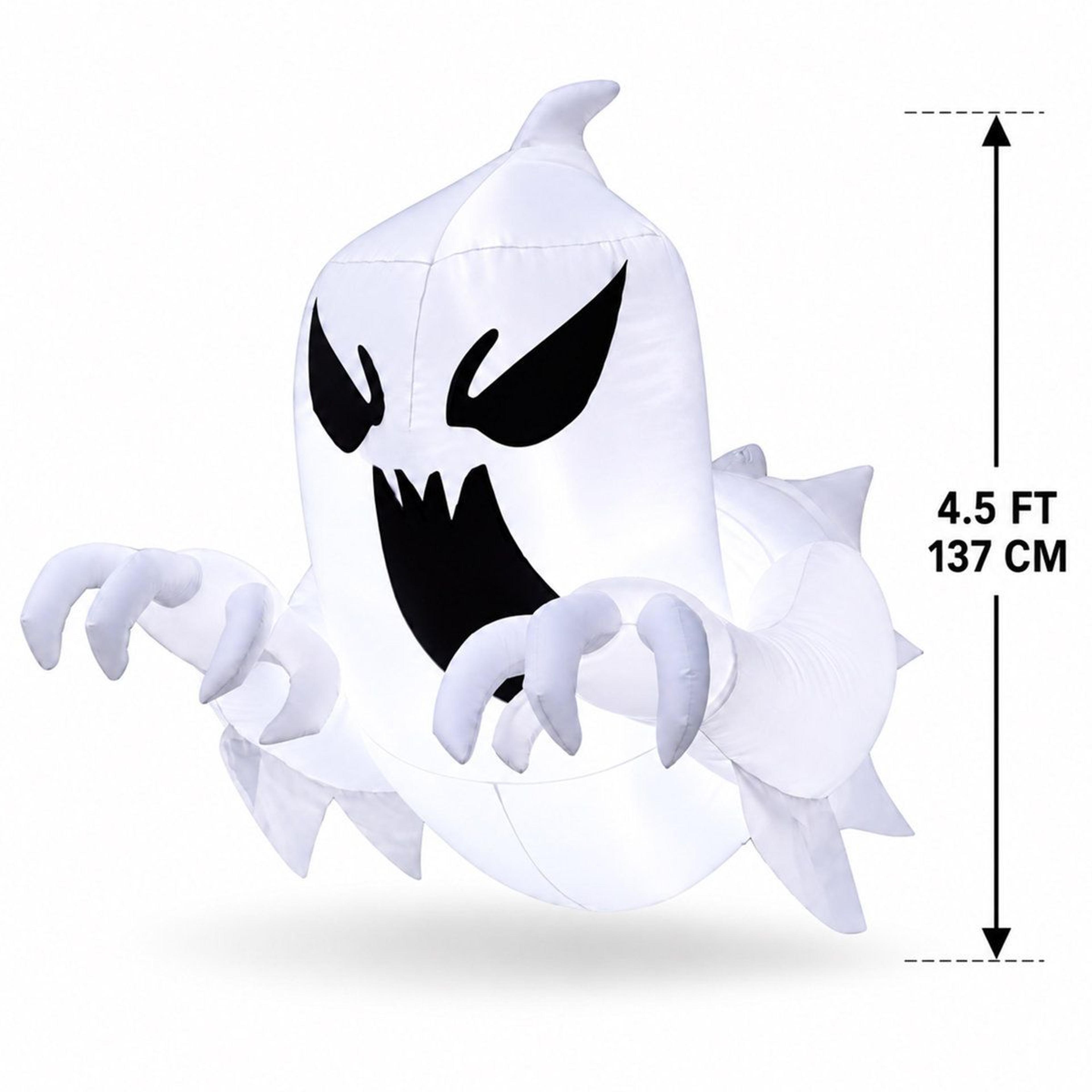 Lighted Flying Ghost Halloween Inflatable Window Decoration 4
