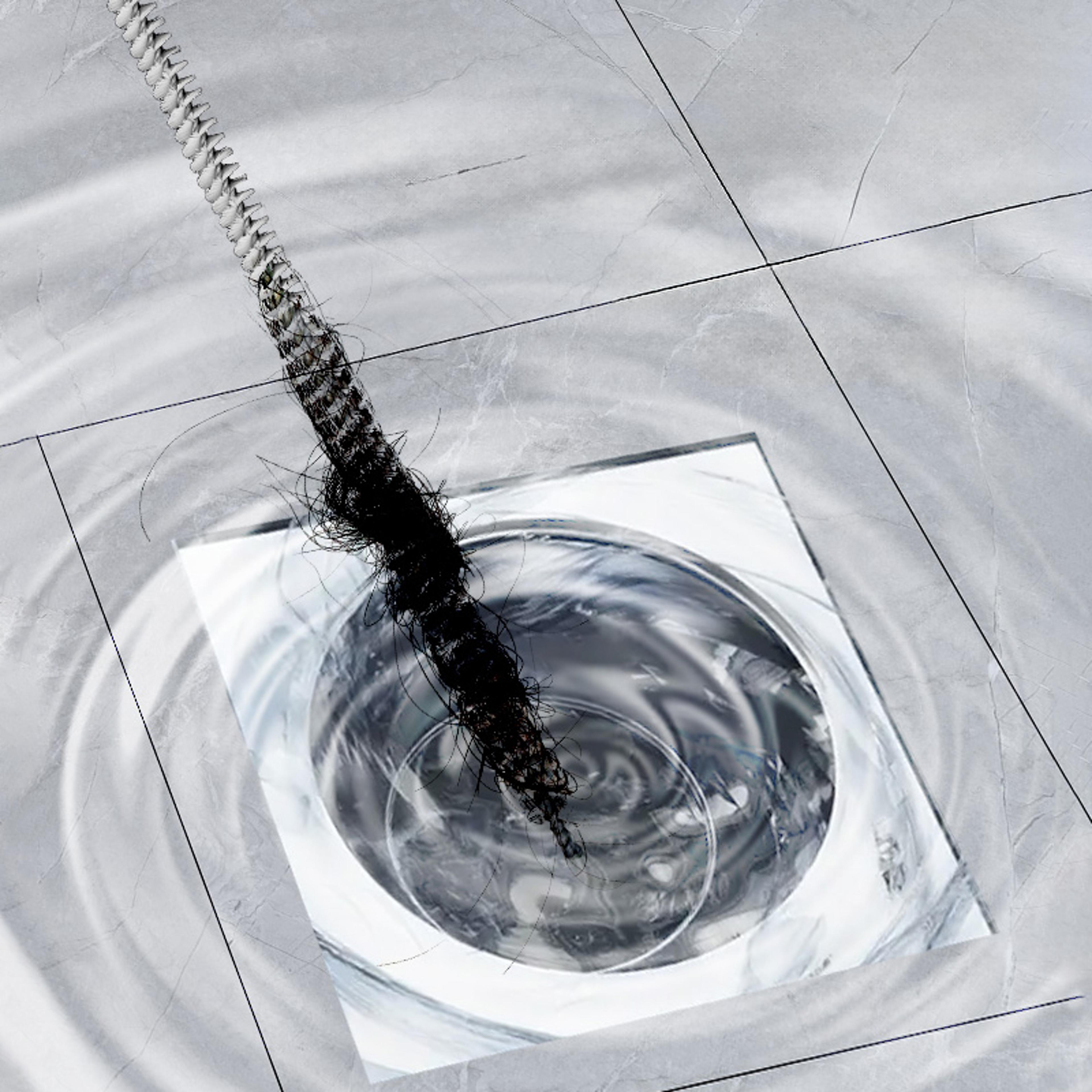 FlexClean Drain Clog Remover Bendable Drain Cleaning Brush For Sink Shower  Sewer Pipes 2
