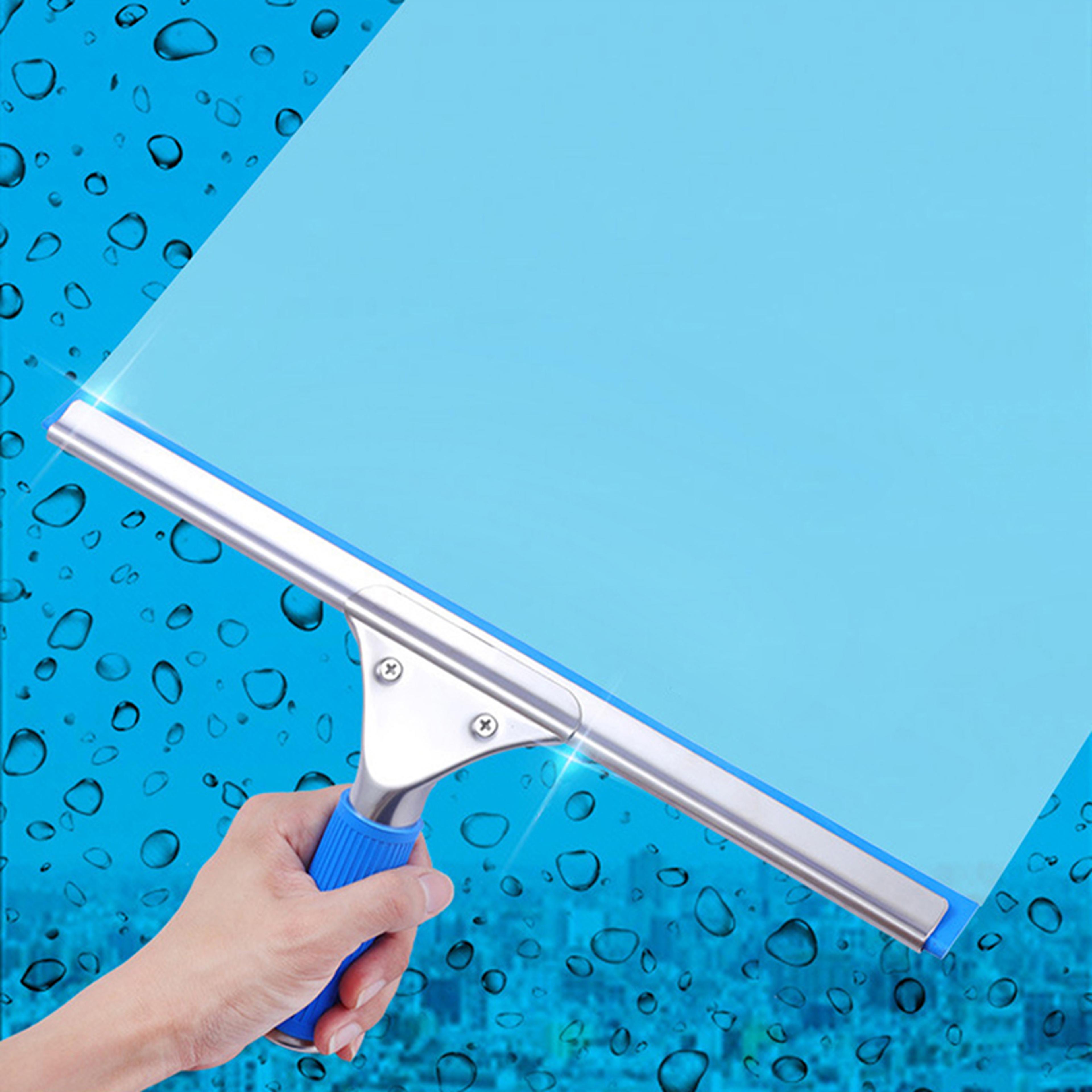 Window Cleaning Tool Squeegee  Microfiber Window Washer For Streak Free Glass 3
