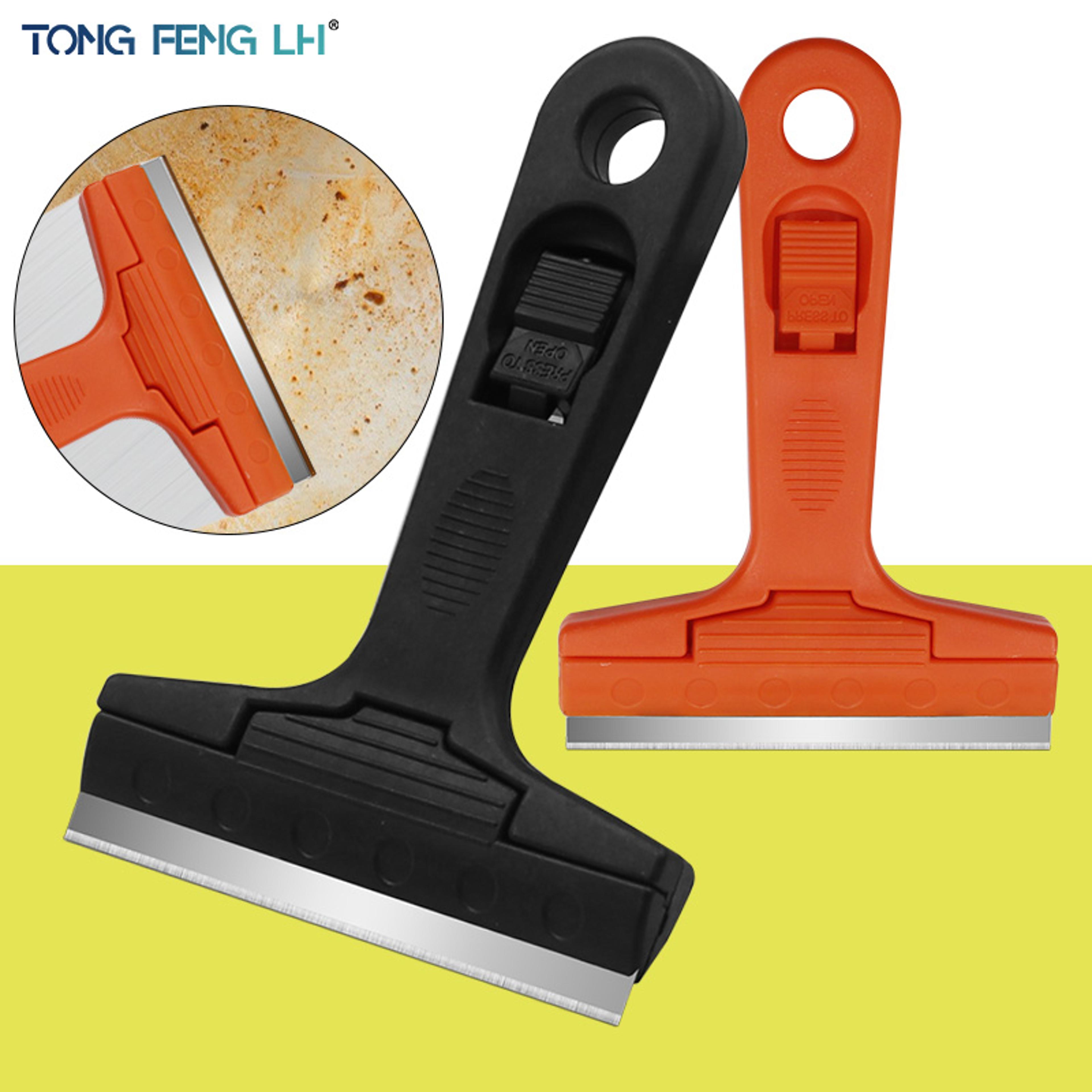 Multi Purpose Glass Scraper Window Scraper Razor Tool For Aquarium Glass Floors  Adhesive Removal 0