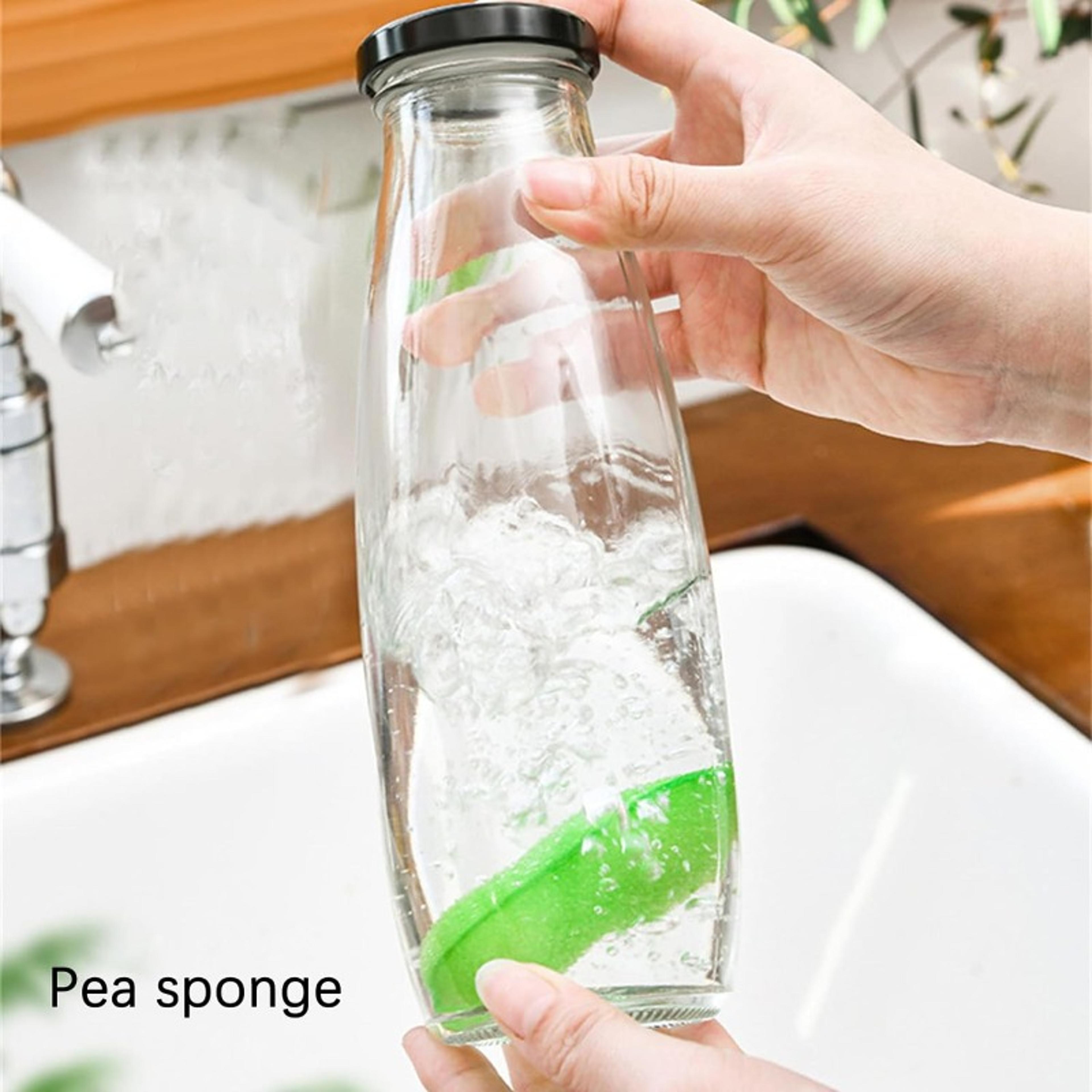 Magic Pea Bottle Cleaning Sponge Reusable Bottle Cleaner For Cups Glass  Water Bottles 2