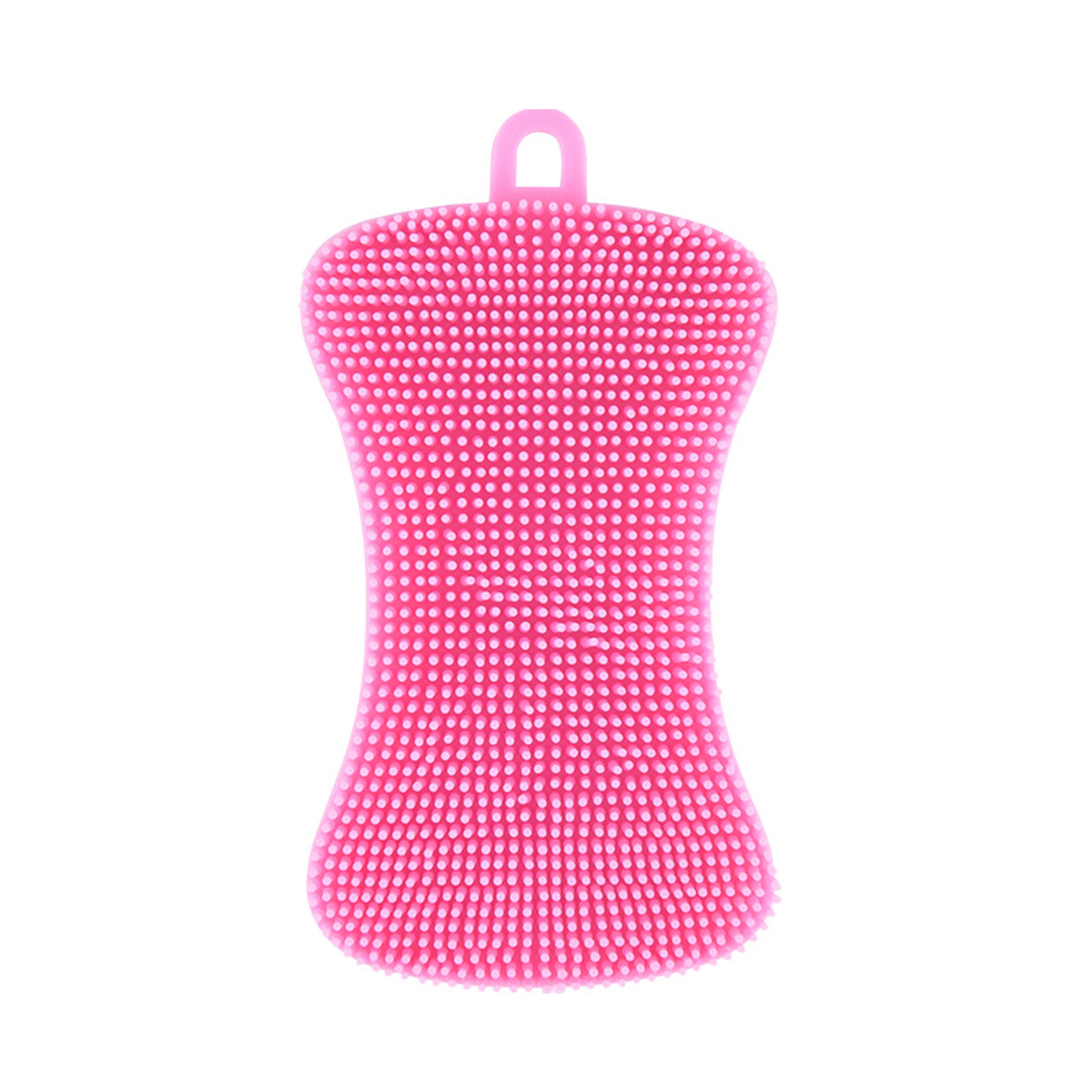 FlexiClean Silicone Dish Scrubber Reusable Kitchen Cleaning Brush For Pots Pans  Dishes 8