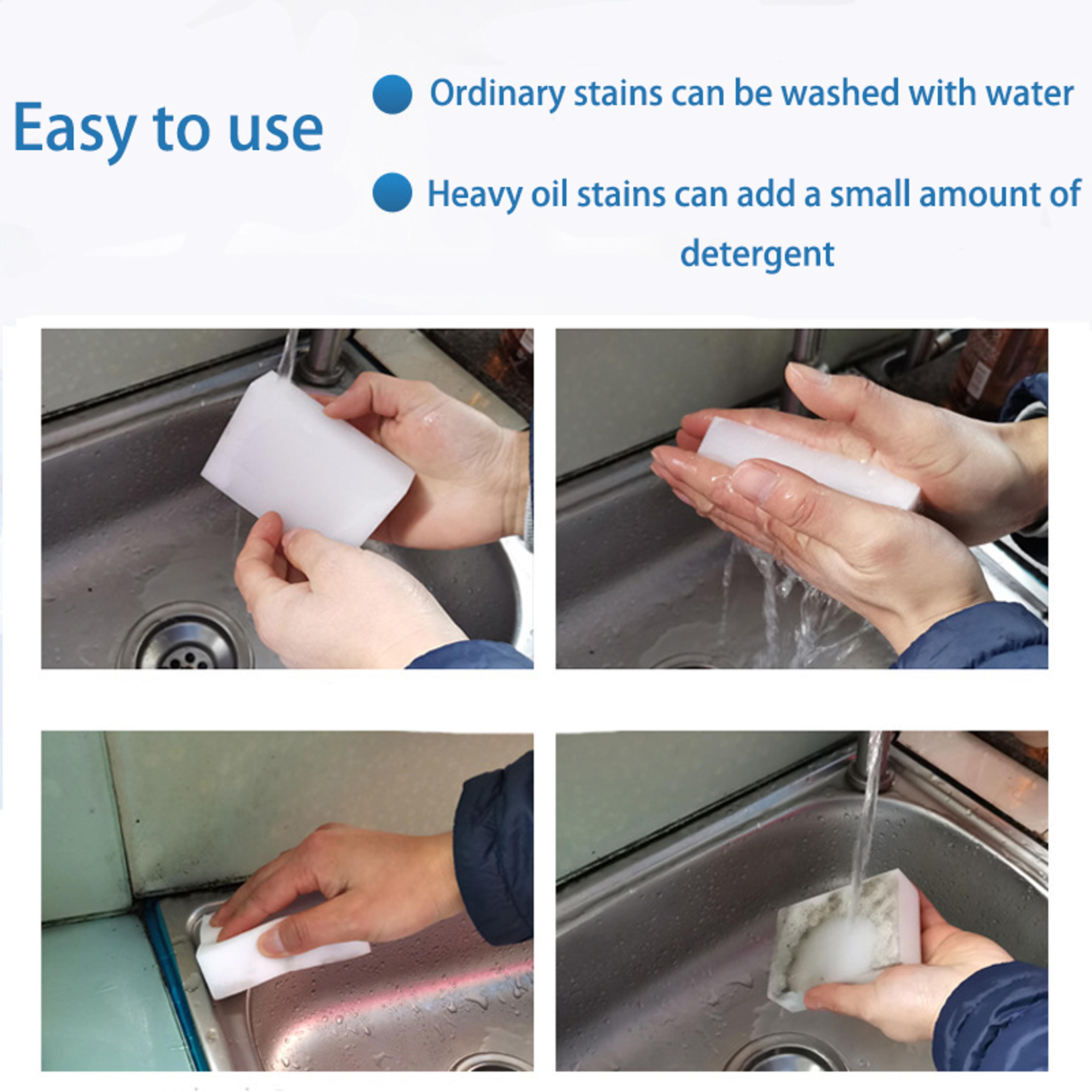 Magic Sponge Eraser Pack Multi Purpose Melamine Sponge Cleaning Pads 4