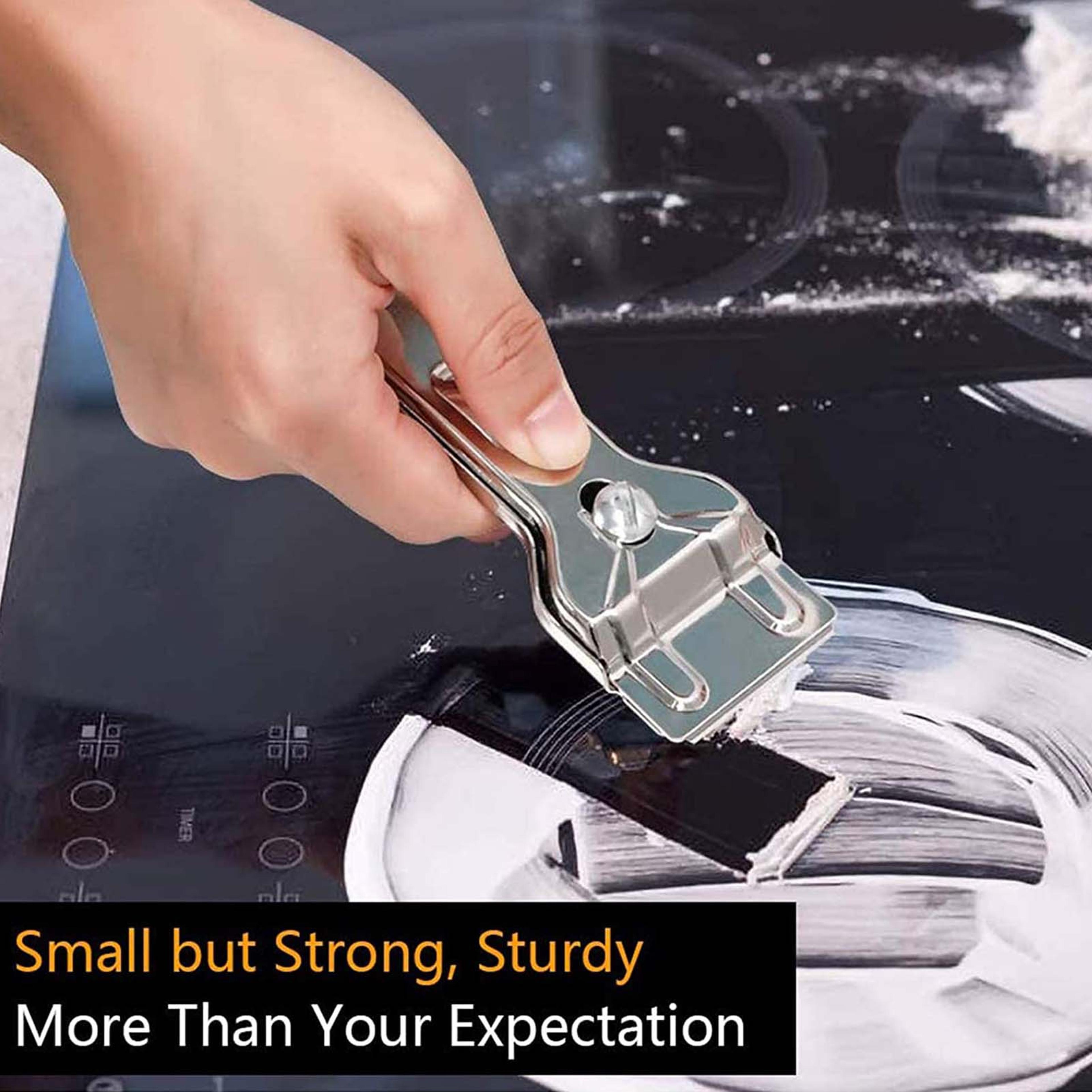 NonScratch Ceramic Scraper For Glass Cooktops Windows  Oven Cleaning 1