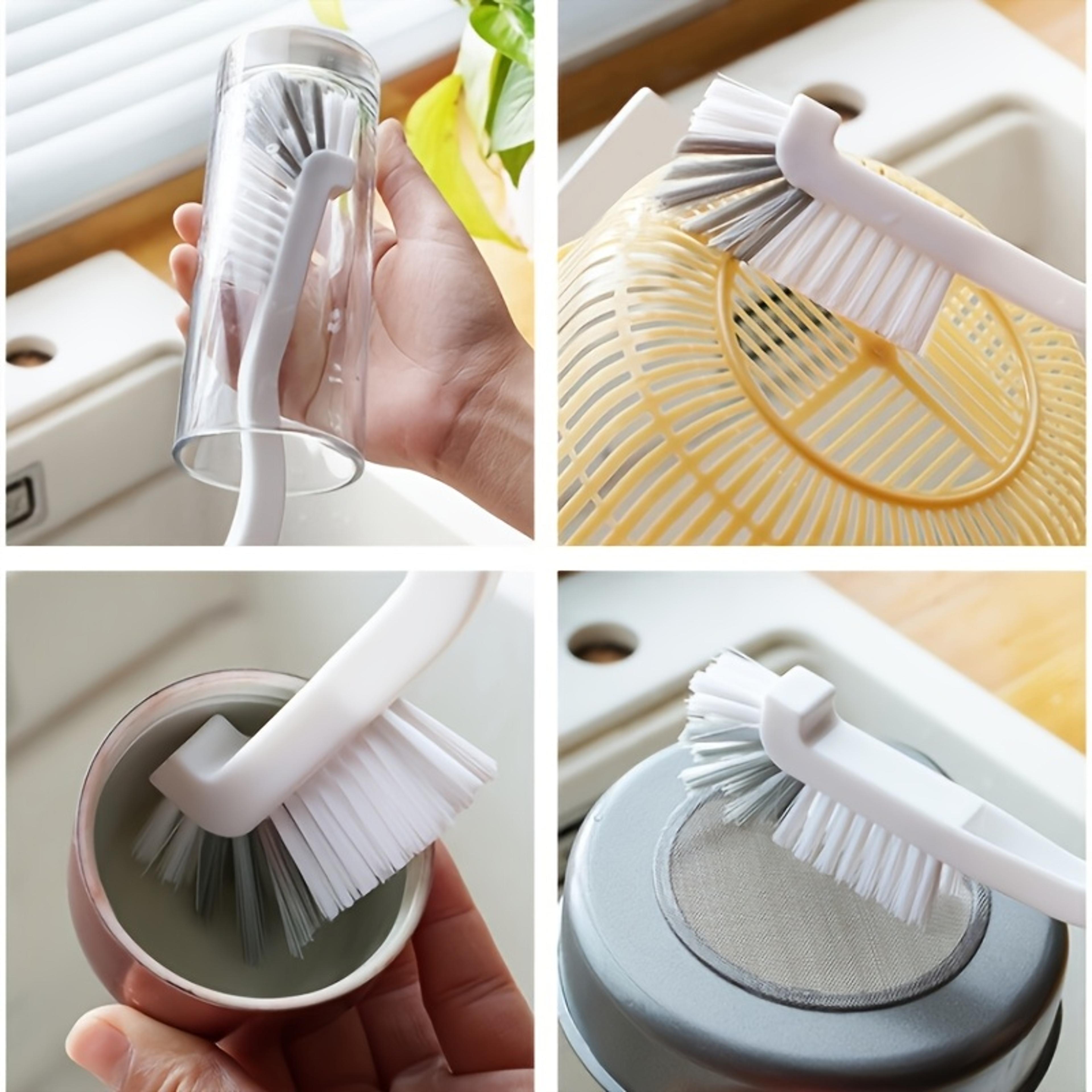 CleanSweep Cleaning Brush Set For Kitchen Bathroom Tiles  Hard To Reach Corners 1