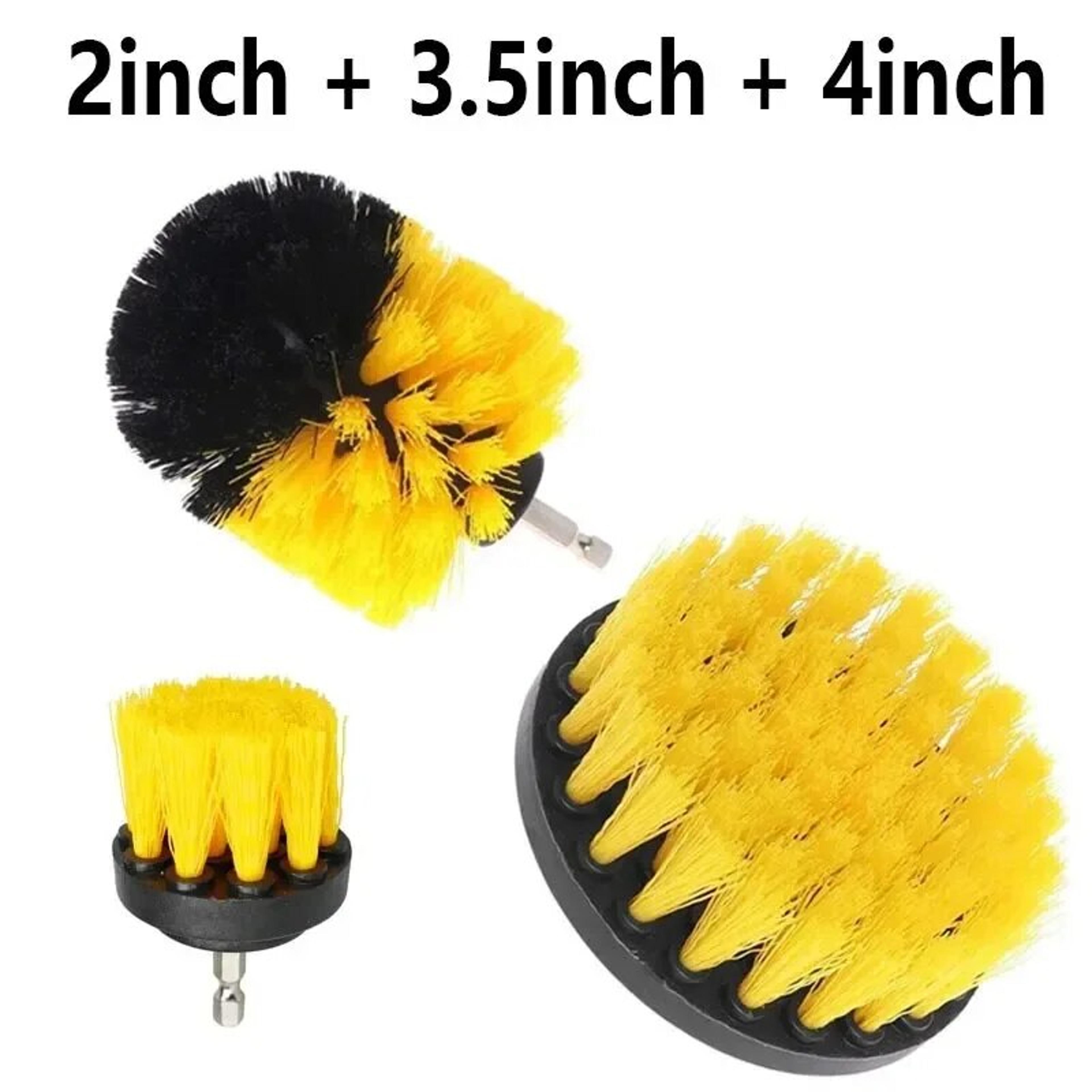 TurboClean Drill Brush Attachment Set 3PCS Power Scrubber For Bathroom Tile Grout  Carpet 1