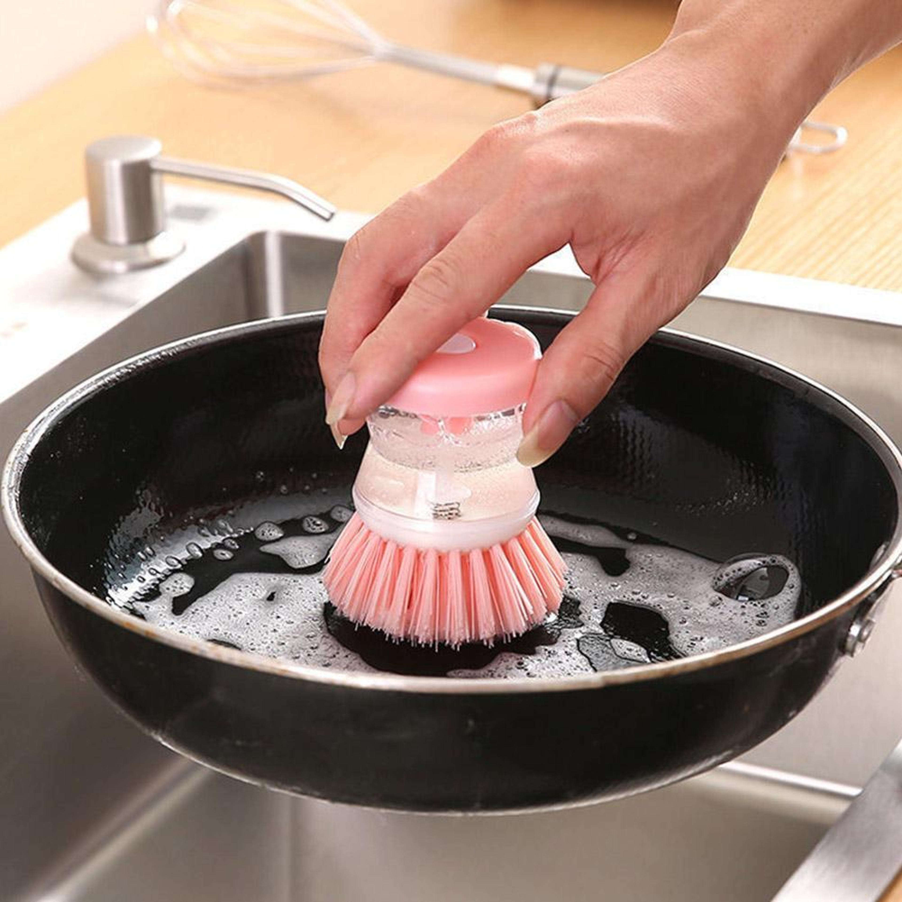 Astronaut Dish Brush With Soap Dispenser For Easy Kitchen Cleaning 1
