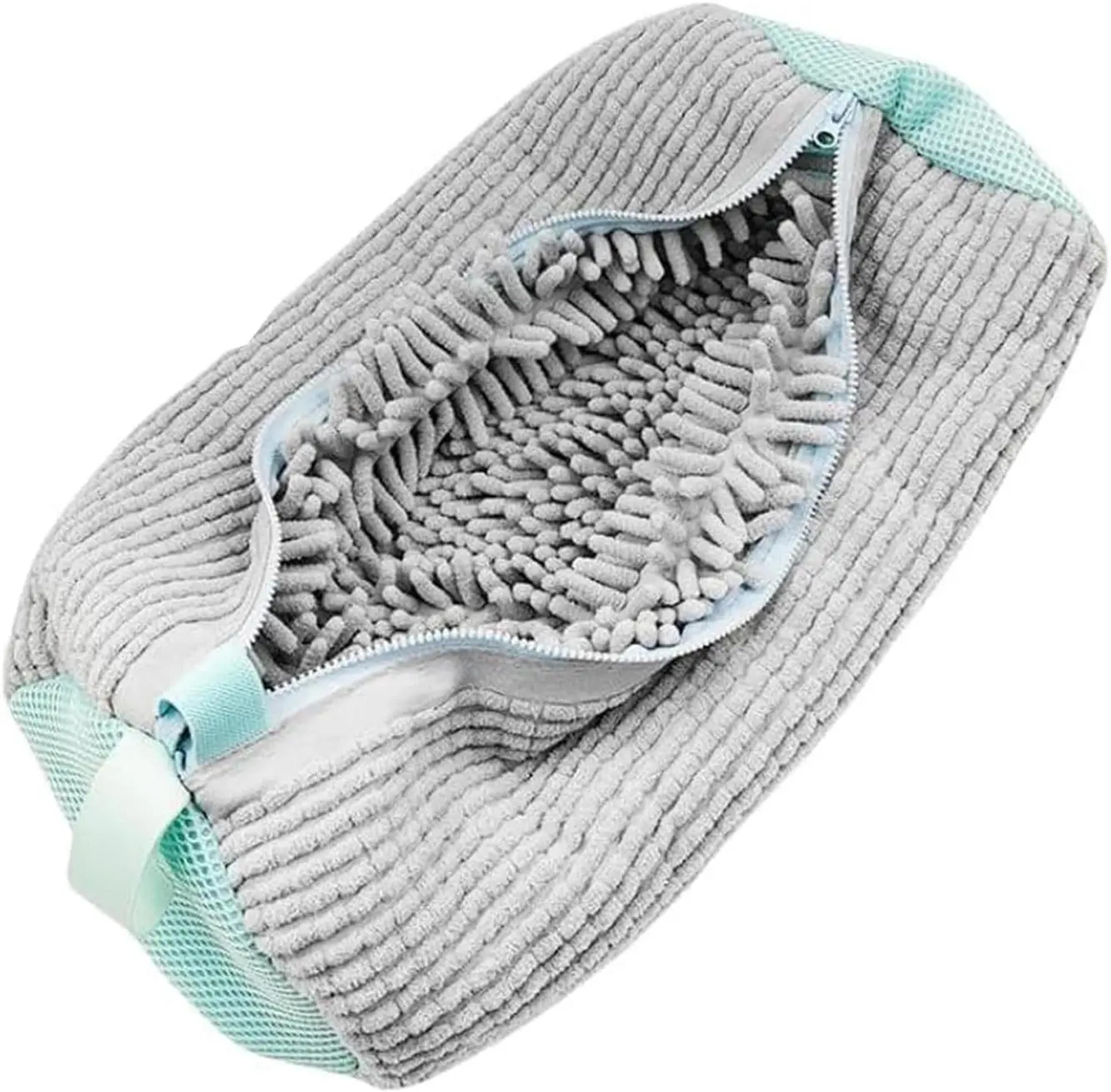 Microfiber Shoe Washing Bag For Sneakers Reusable Sneaker Laundry Bag With Protective Zipper 7