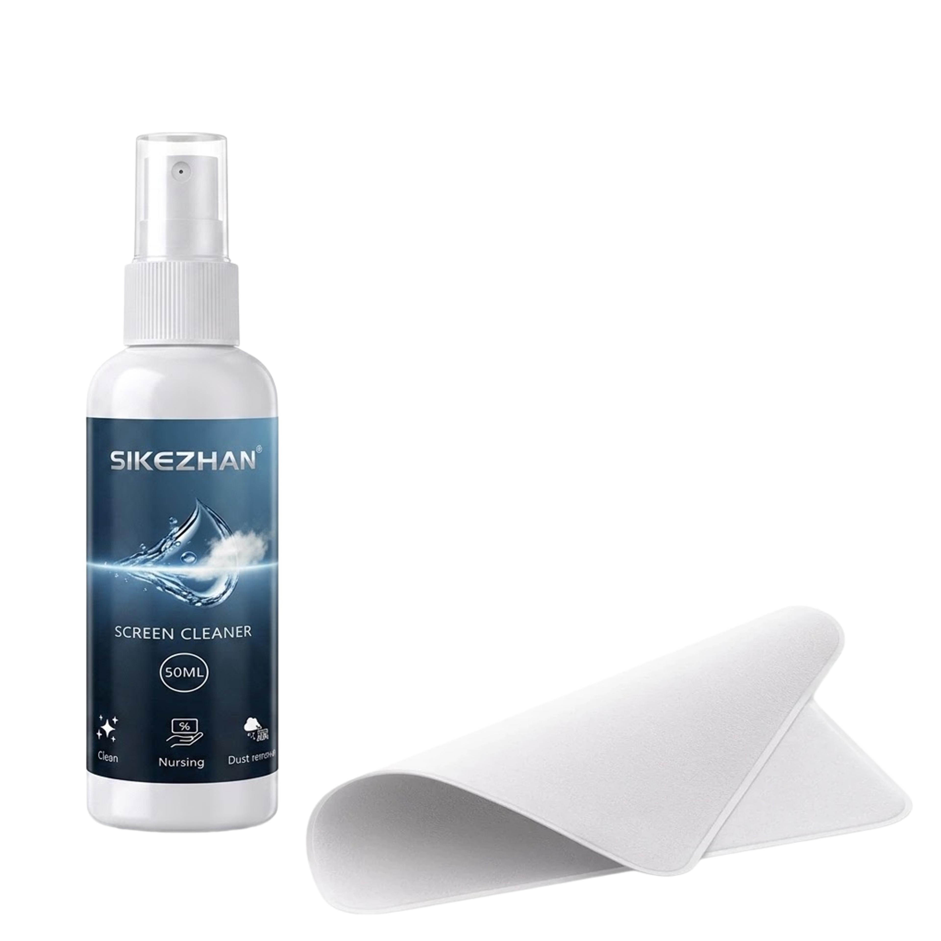 SIKEZHAN Screen Cleaner Spray Kit With Microfiber Cloth For Phones Laptops Tablets  Glasses 6