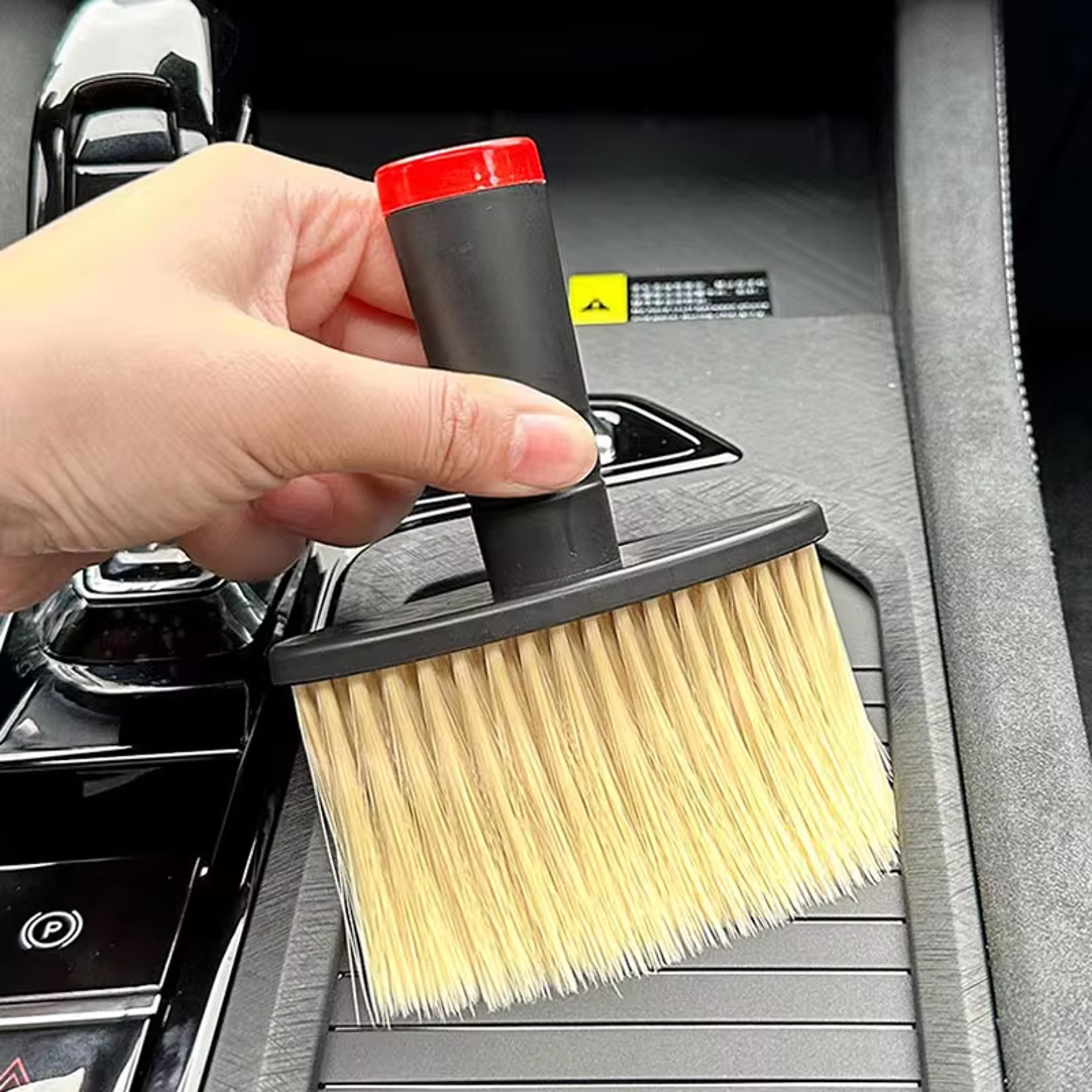 Soft Bristle Car Cleaning Brush For Dashboard Air Vent  Interior Auto Detailing 3