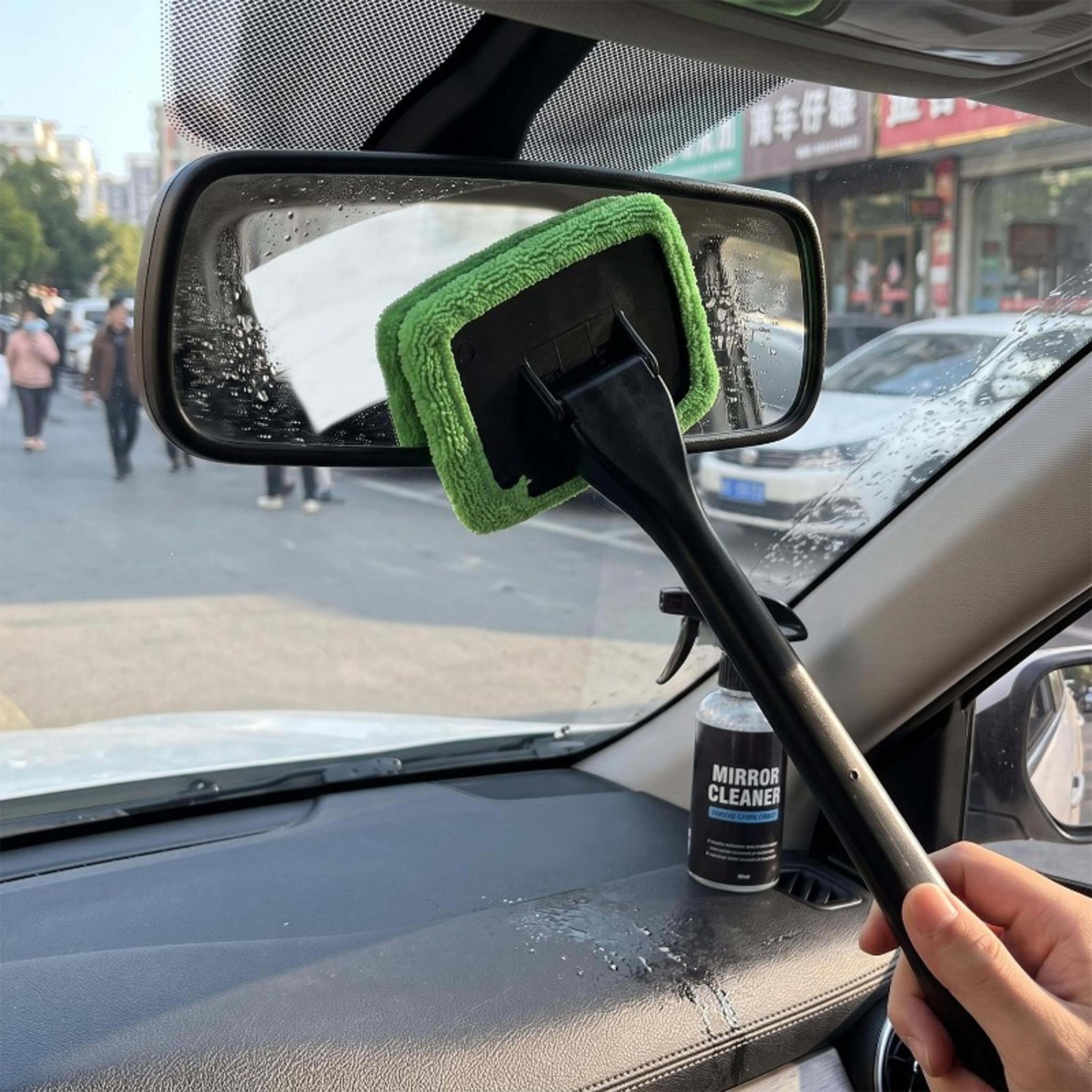 Car Windshield Cleaner With Extendable Handle And Squeegee Window Cleaning Brush 2